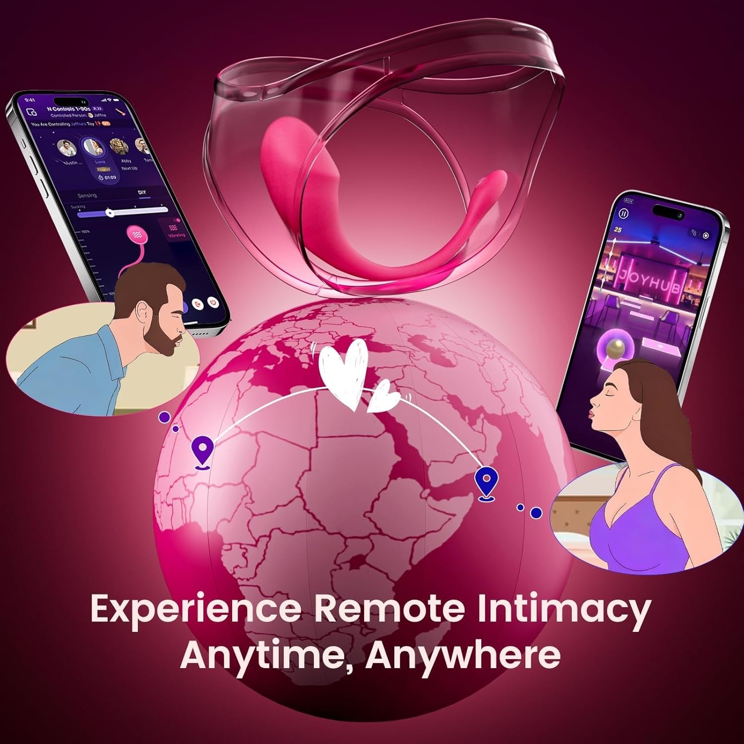 SyncEgg App - Control Wearable Egg Vibrator - Vixen | Nova Network