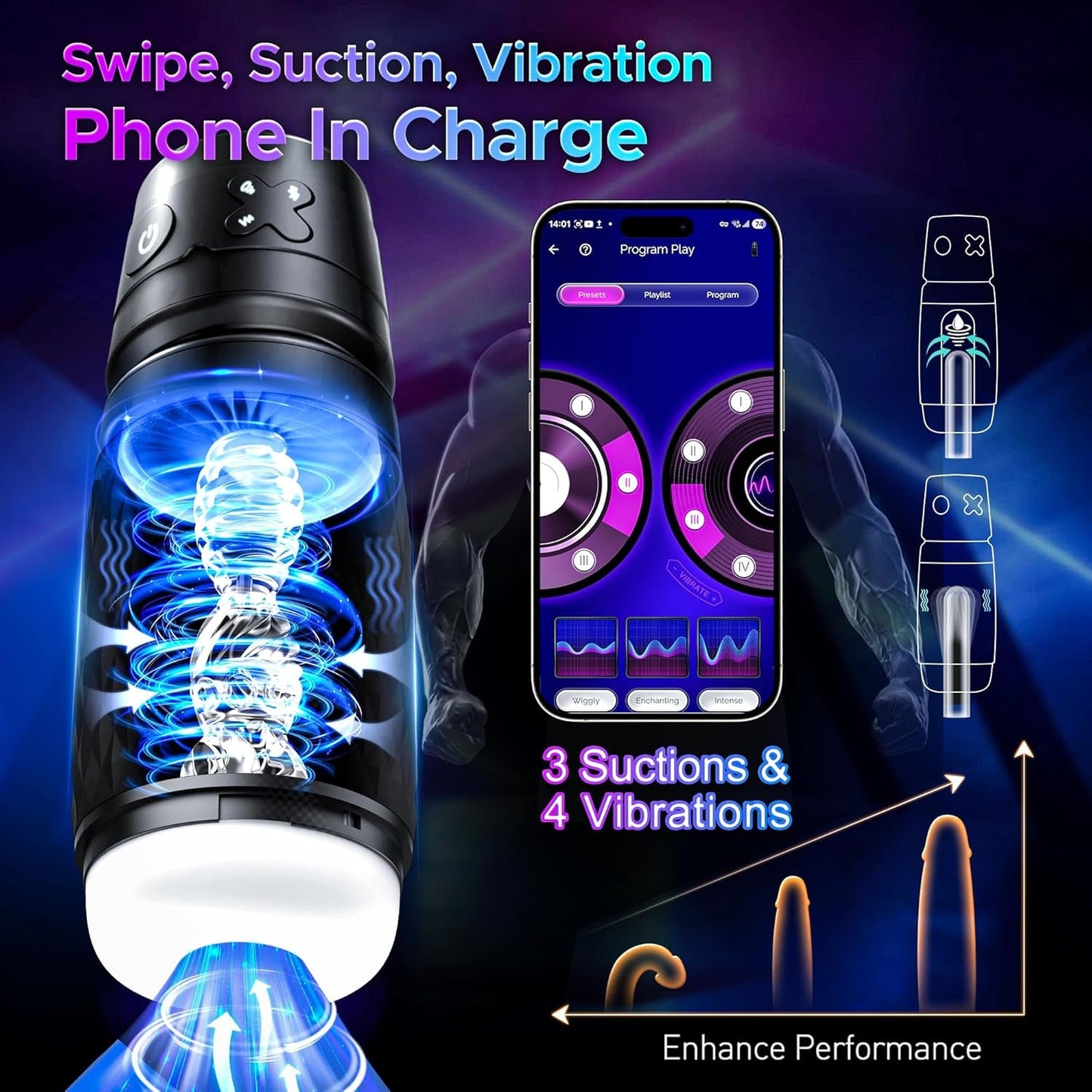 SyncForce AI Pulse Suction Stroker - Vixen | Nova Network