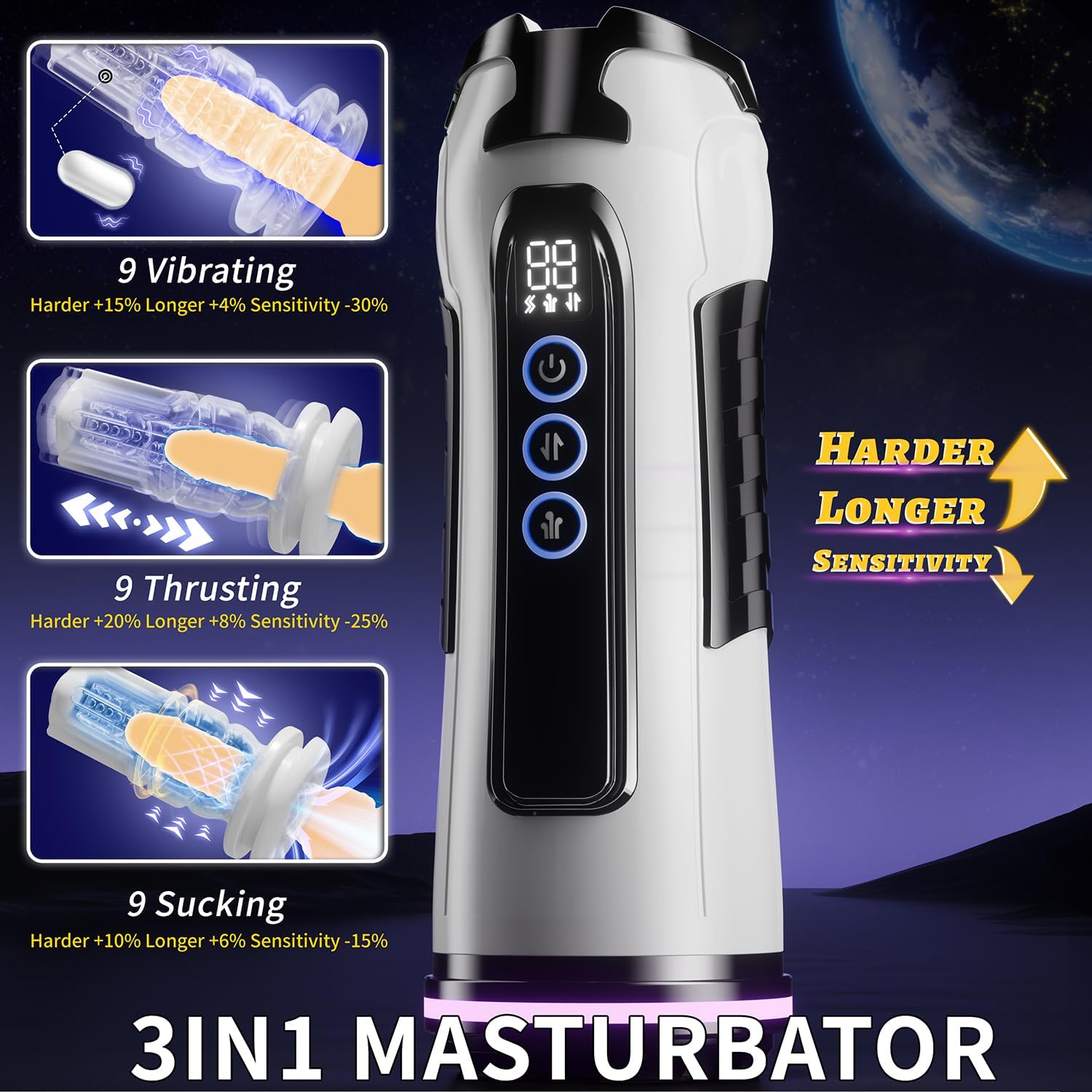 SynchroHeat Smart Masturbator - Vixen | Nova Network