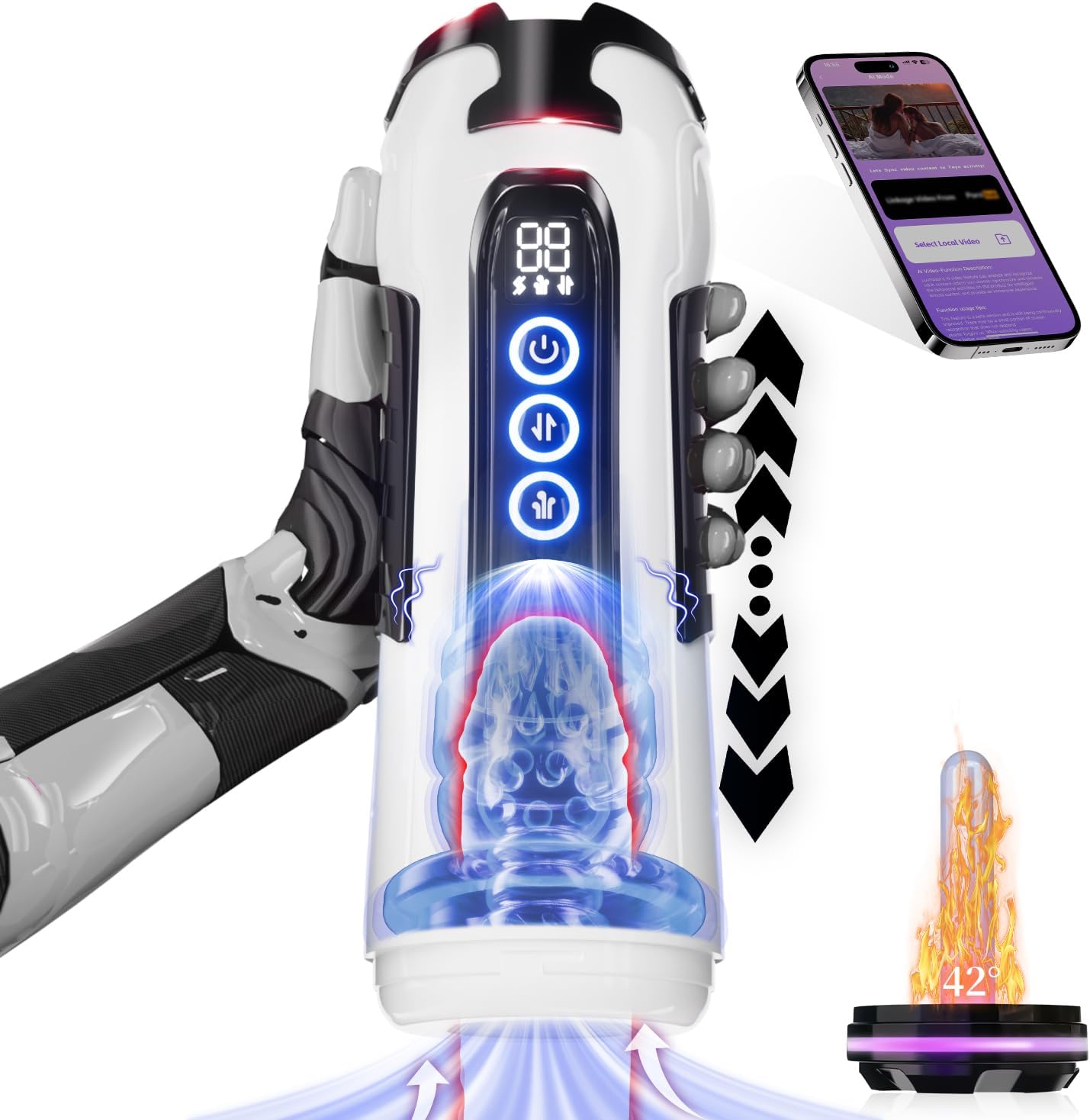 SynchroHeat Smart Masturbator - Vixen | Nova Network