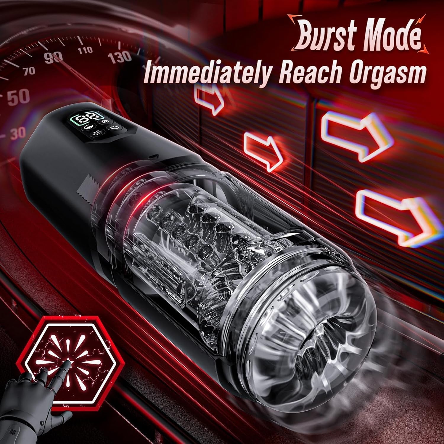 SyncRush AI Sync Male Masturbator Stroker - Vixen | Nova Network