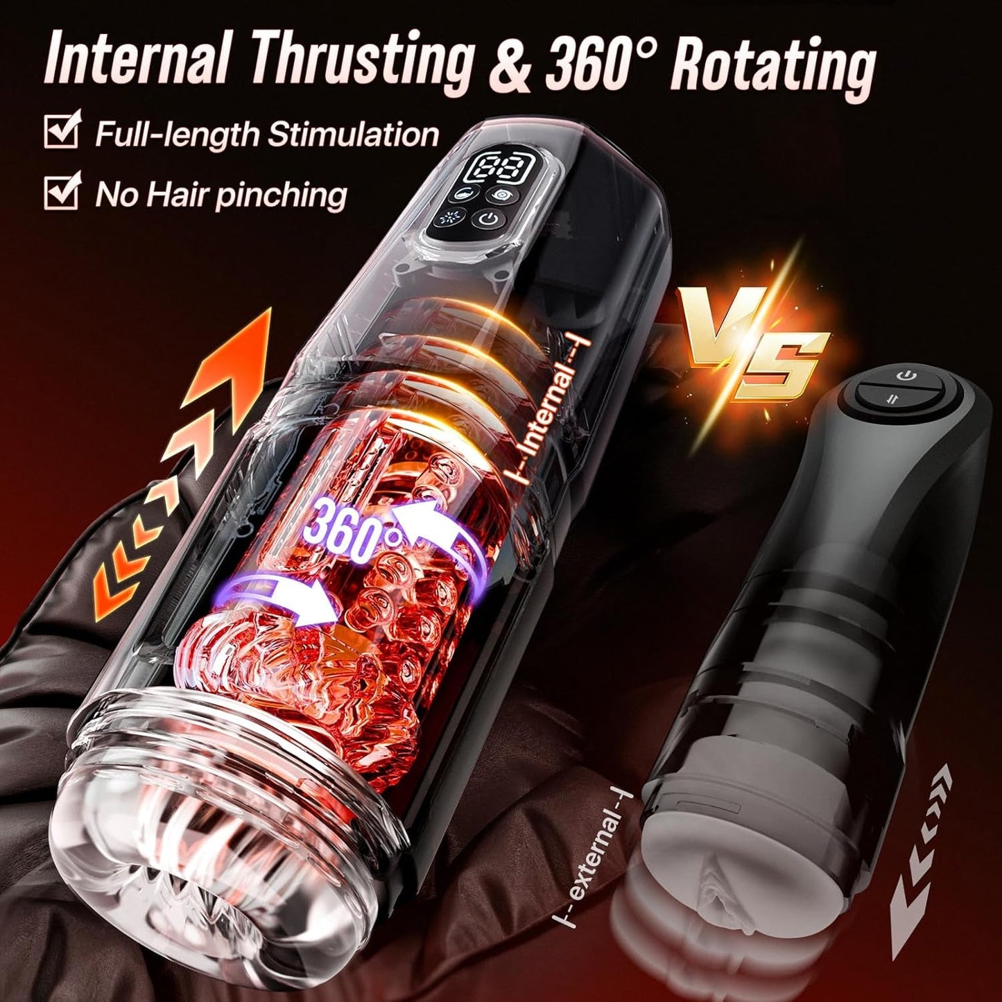 SyncRush AI Sync Male Masturbator Stroker - Vixen | Nova Network
