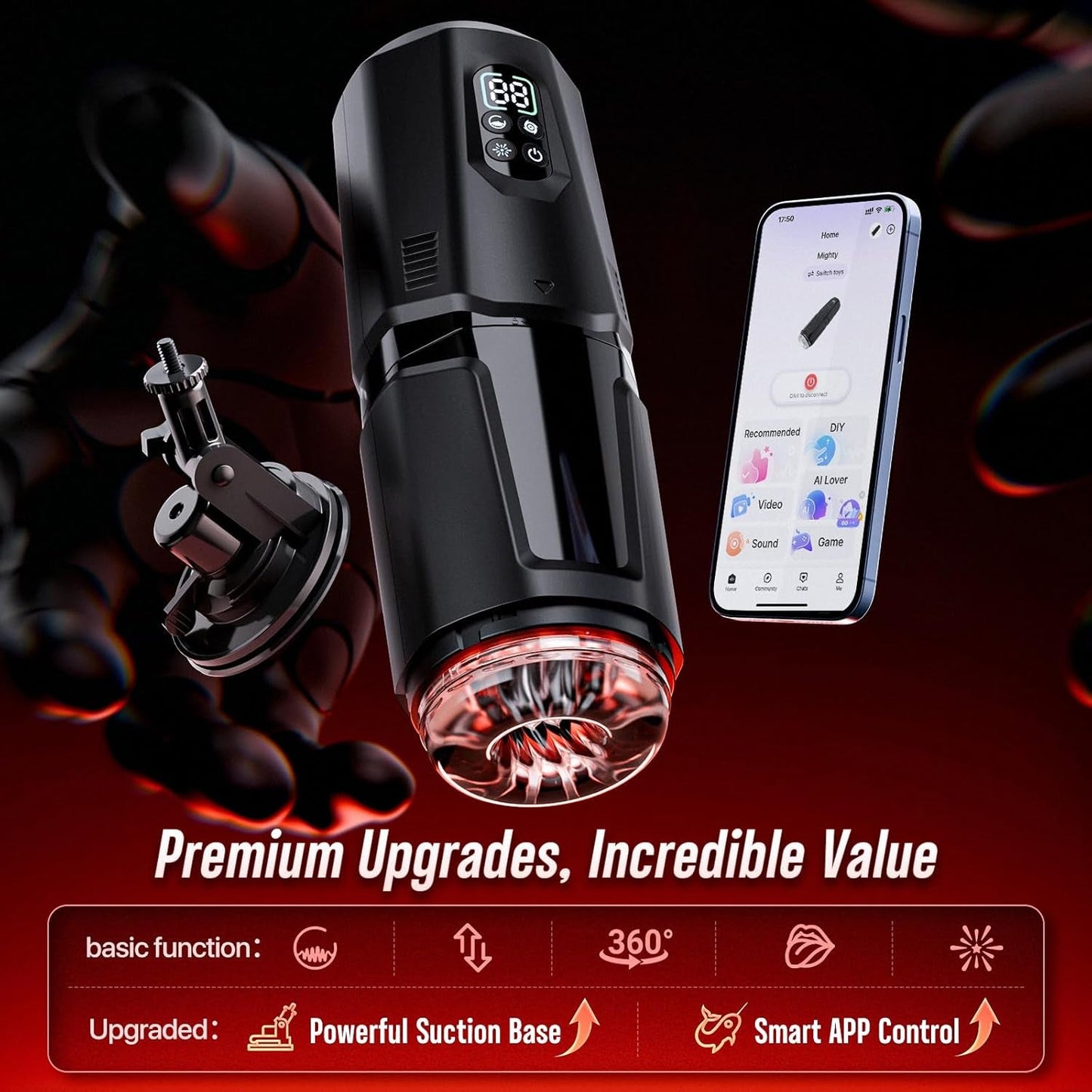 SyncRush AI Sync Male Masturbator Stroker - Vixen | Nova Network