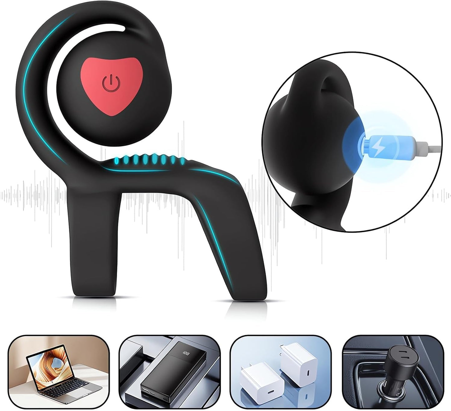 SyncSpark App - Controlled Vibrating Cock Ring Clit Stimulator - Vixen | Nova Network