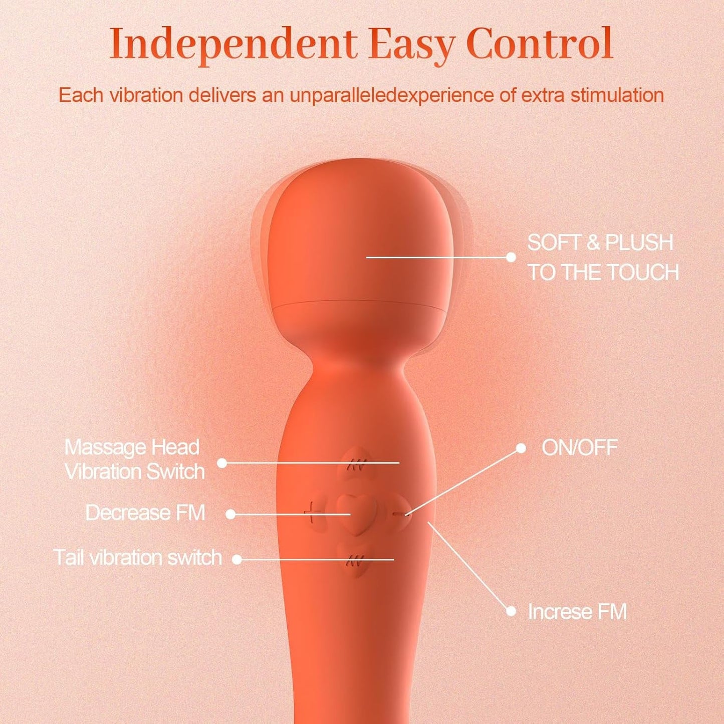 SyncWand AI App - Control G - Spot Vibrator Wand - Vixen | Nova Network
