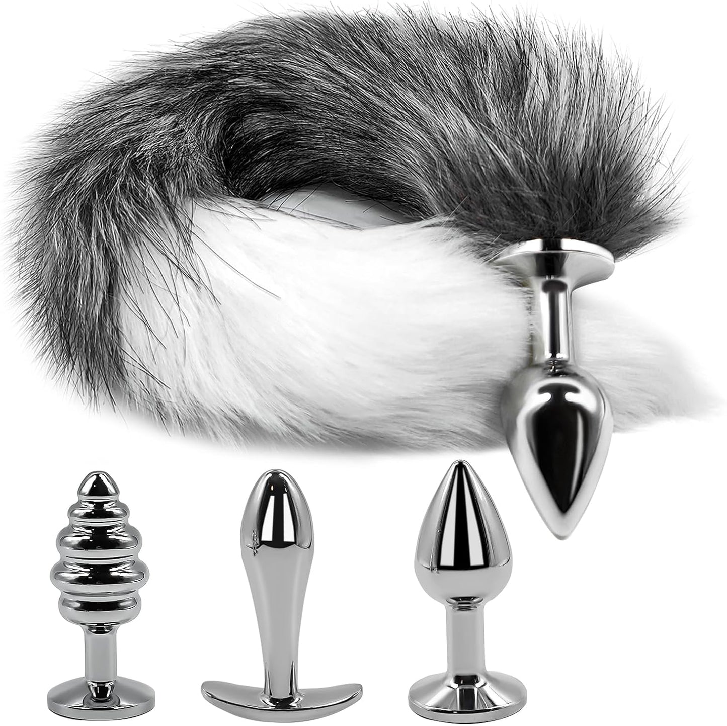 TailTease Fox Plug Set with 3 Metal Plugs - Vixen | Nova Network