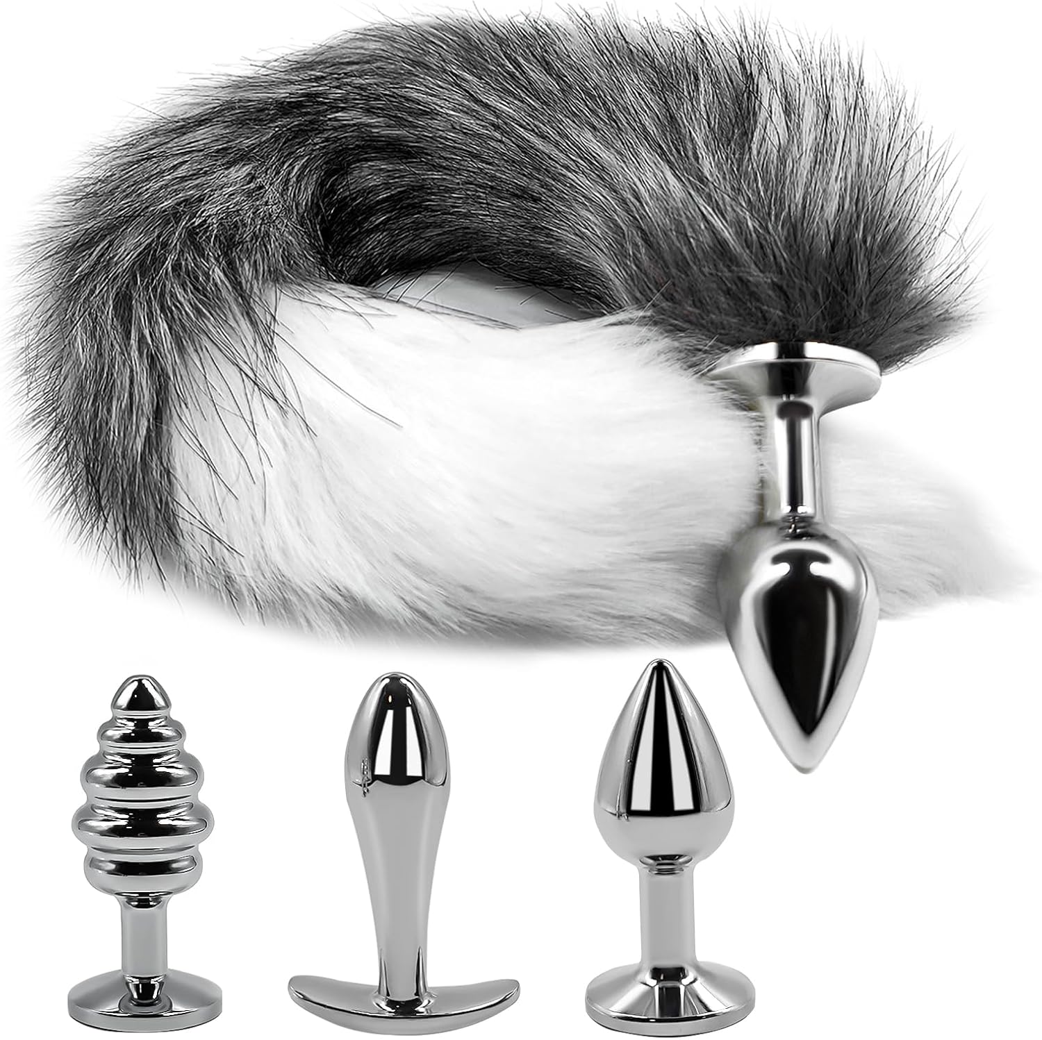 TailTease Fox Plug Set with 3 Metal Plugs - Vixen | Nova Network