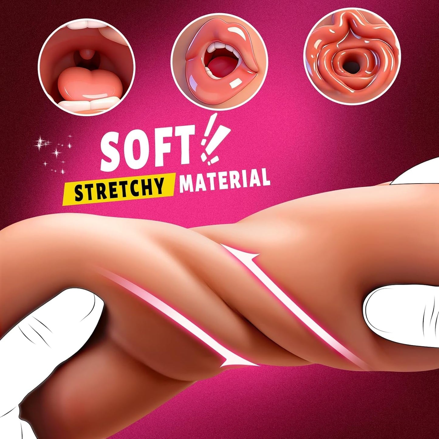 TangleThrust 3-in-1 Male Stroker Pocket Pussy - Vixen | Nova Network
