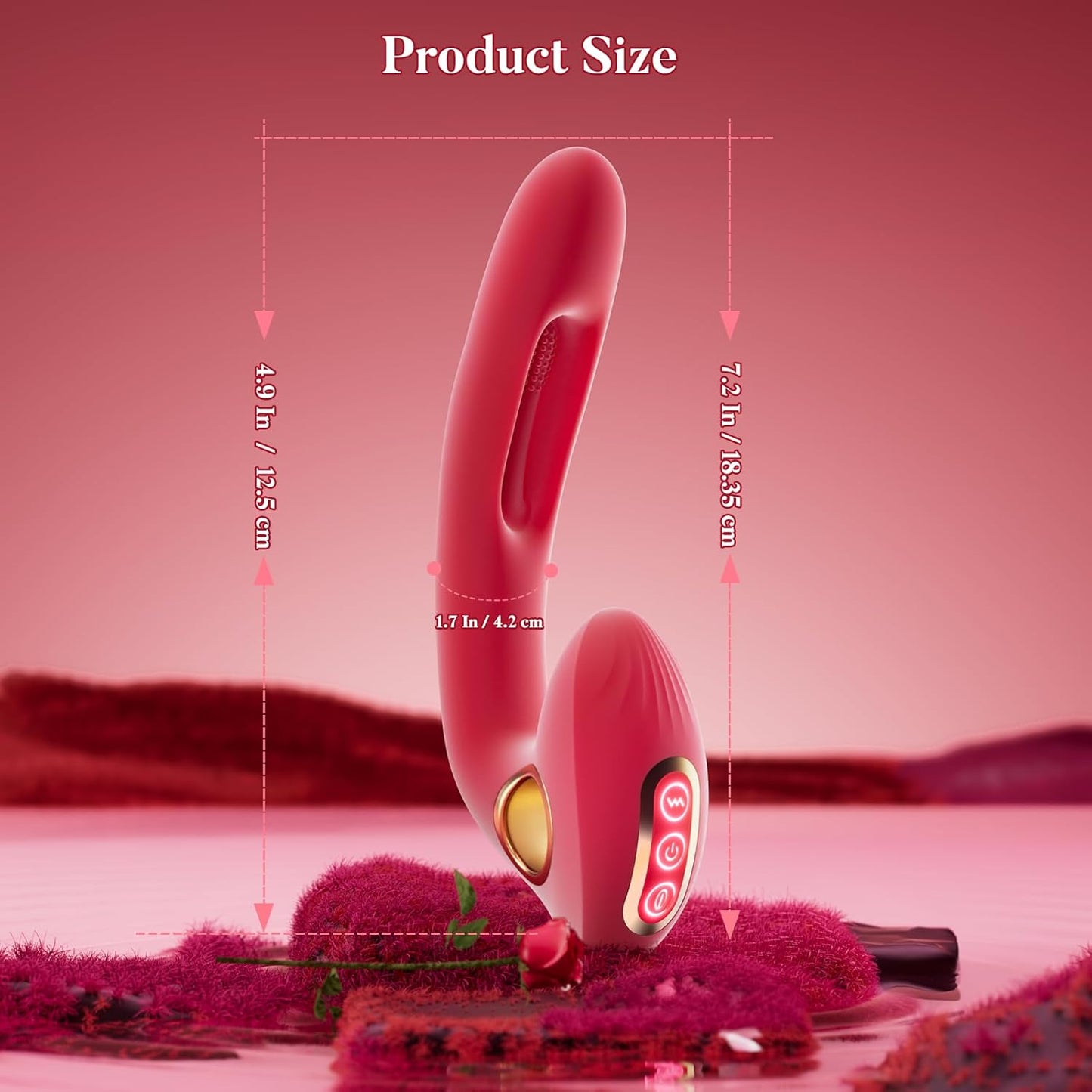 TapDancer Dual Flap Vibrator - Vixen | Nova Network