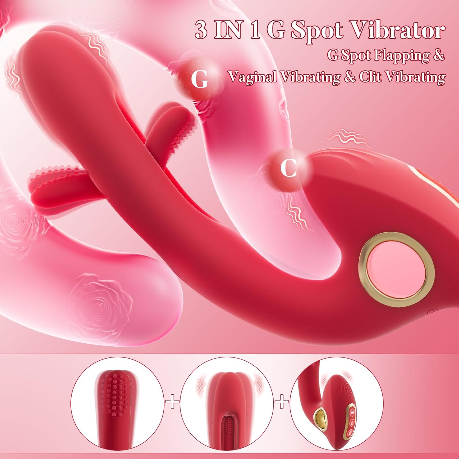 TapDancer Dual Flap Vibrator - Vixen | Nova Network