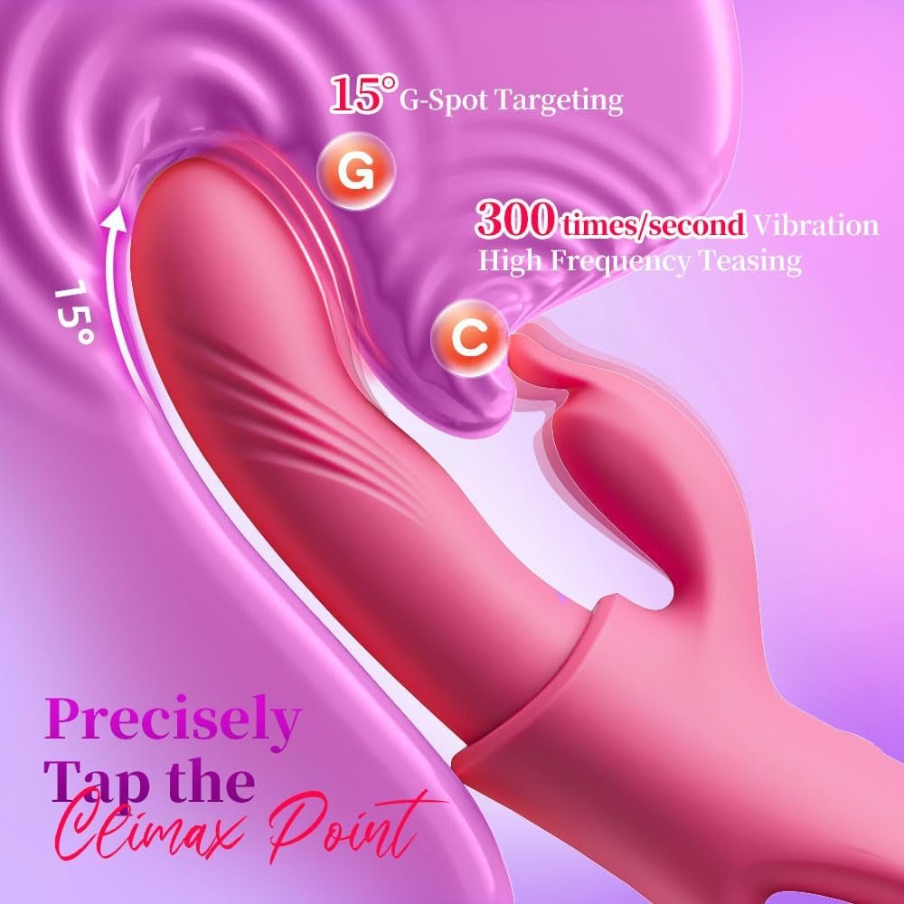 TapFever 7 Tapping Modes Heated Rabbit Vibrator - Vixen | Nova Network