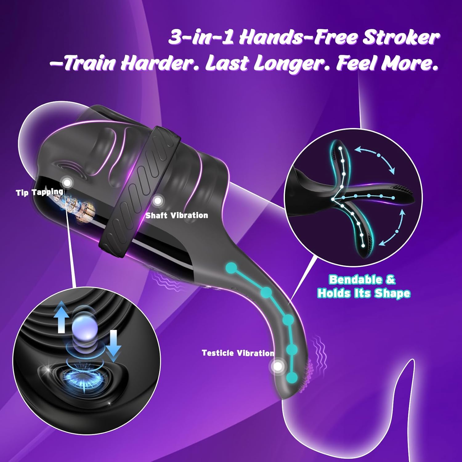TapFlex Tapping Penis Trainer Vibrator Vixen | Nova Network TapFlex Tapping Penis Trainer Vibrator Vixen | Nova Network