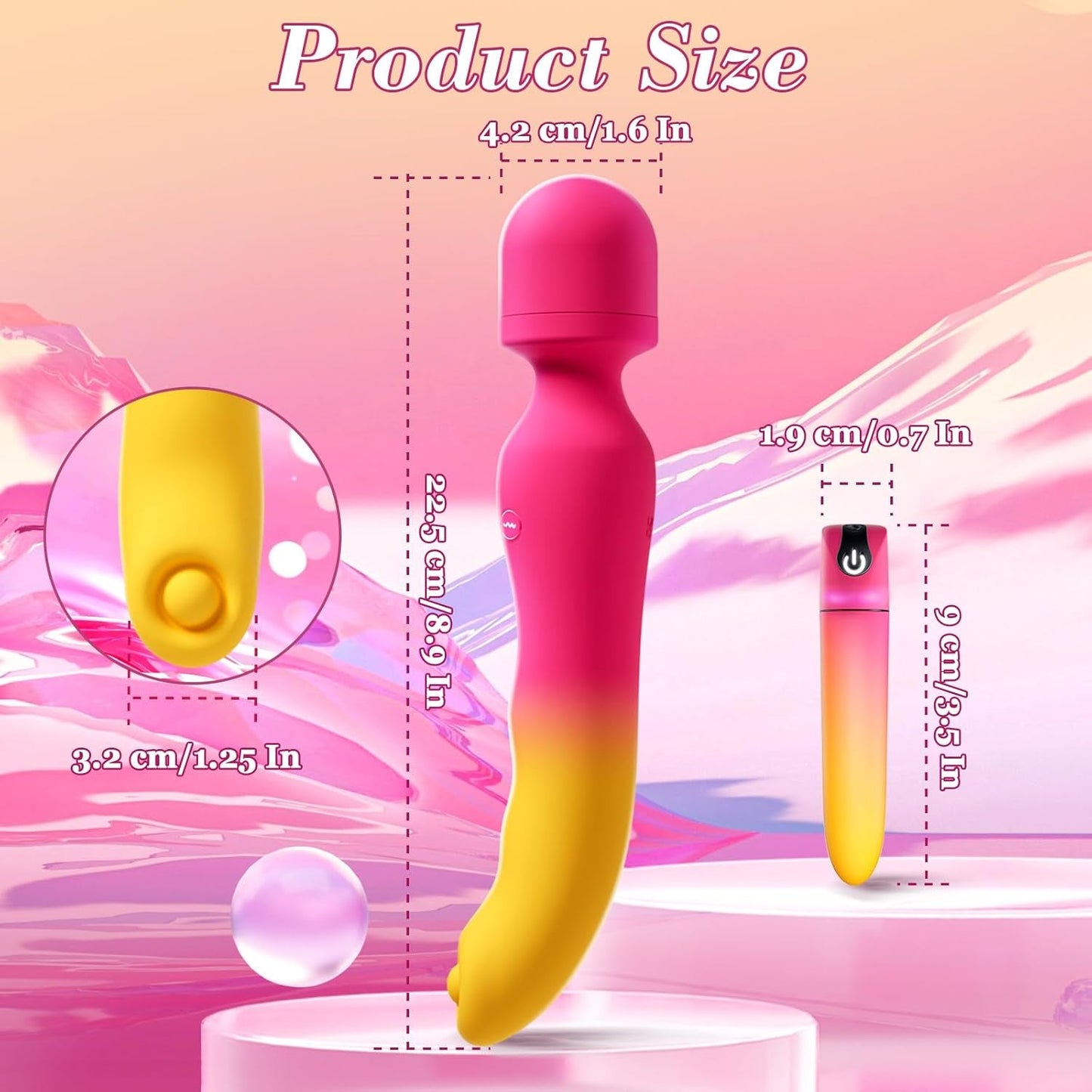 TapLuxe G-Spot Wand & Bullet Vibrator Set - Vixen | Nova Network