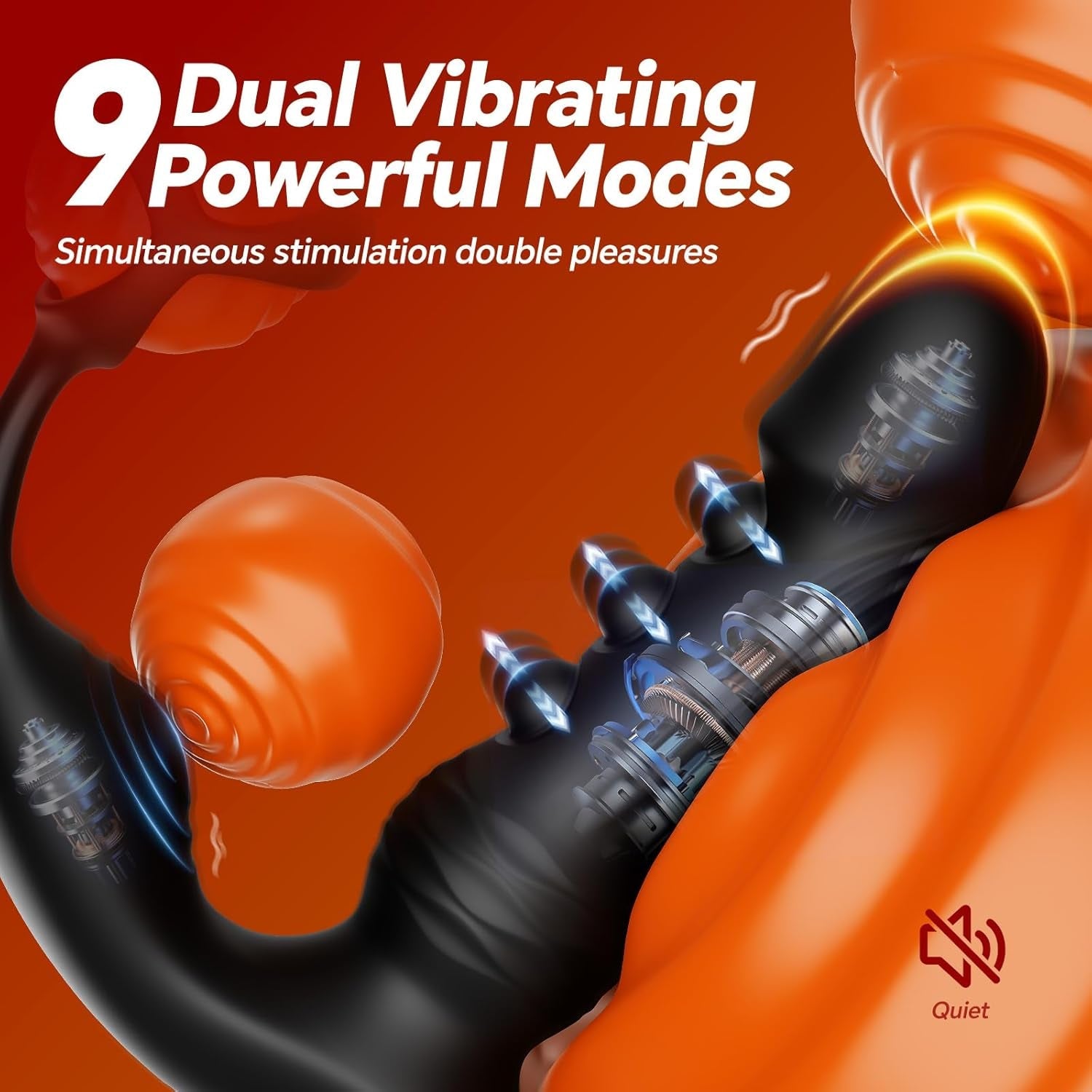 TapPulse App - Controlled Prostate Massager Cock Ring - Vixen | Nova Network