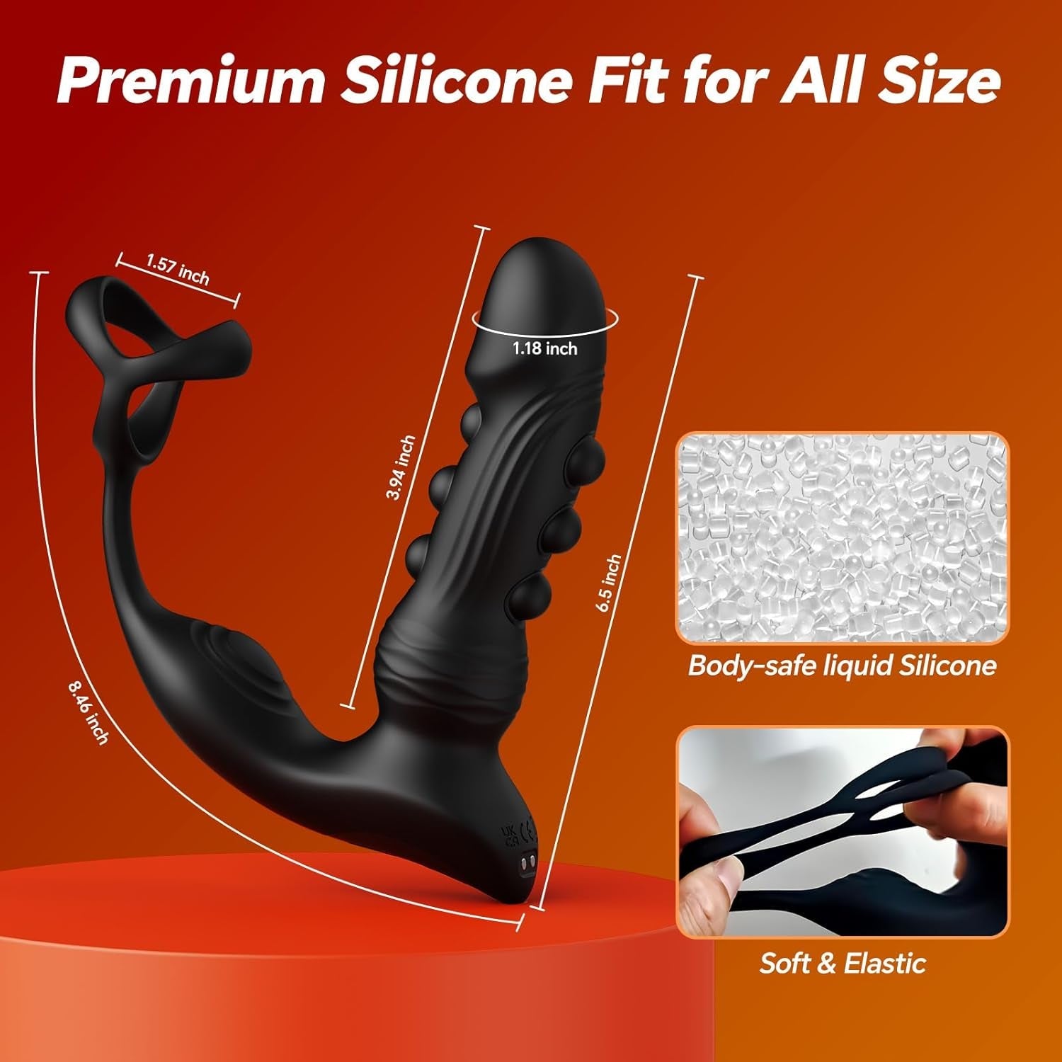 TapPulse App - Controlled Prostate Massager Cock Ring - Vixen | Nova Network