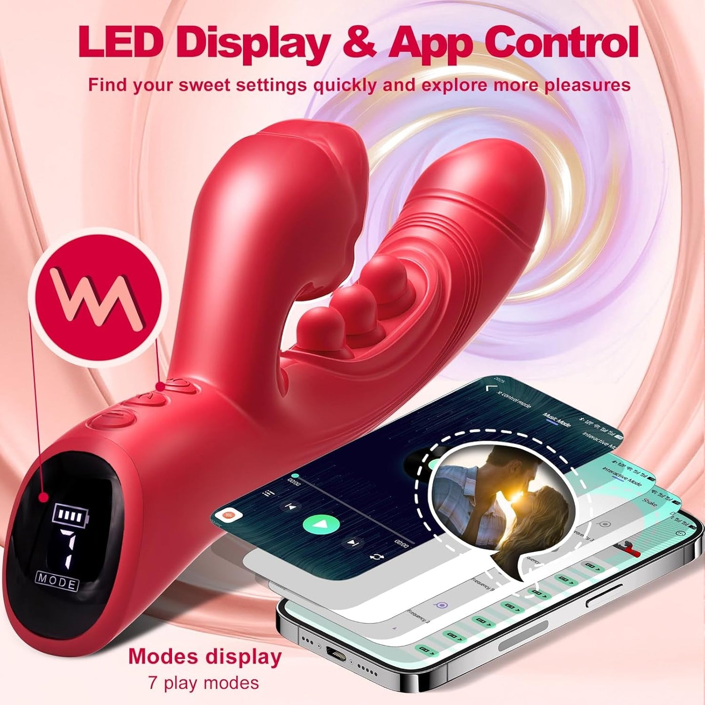 TeaseBite Tapping Balls Biting G - Spot Vibrator - Vixen | Nova Network
