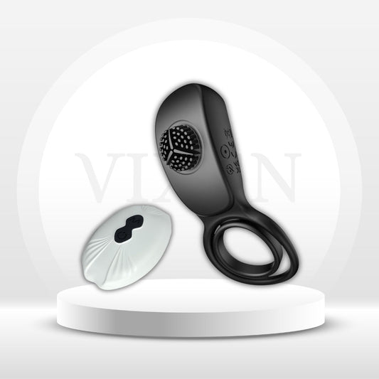TeaseDrop Vibrating Cock Ring Clit Stimulator for Couples - Vixen | Nova Network