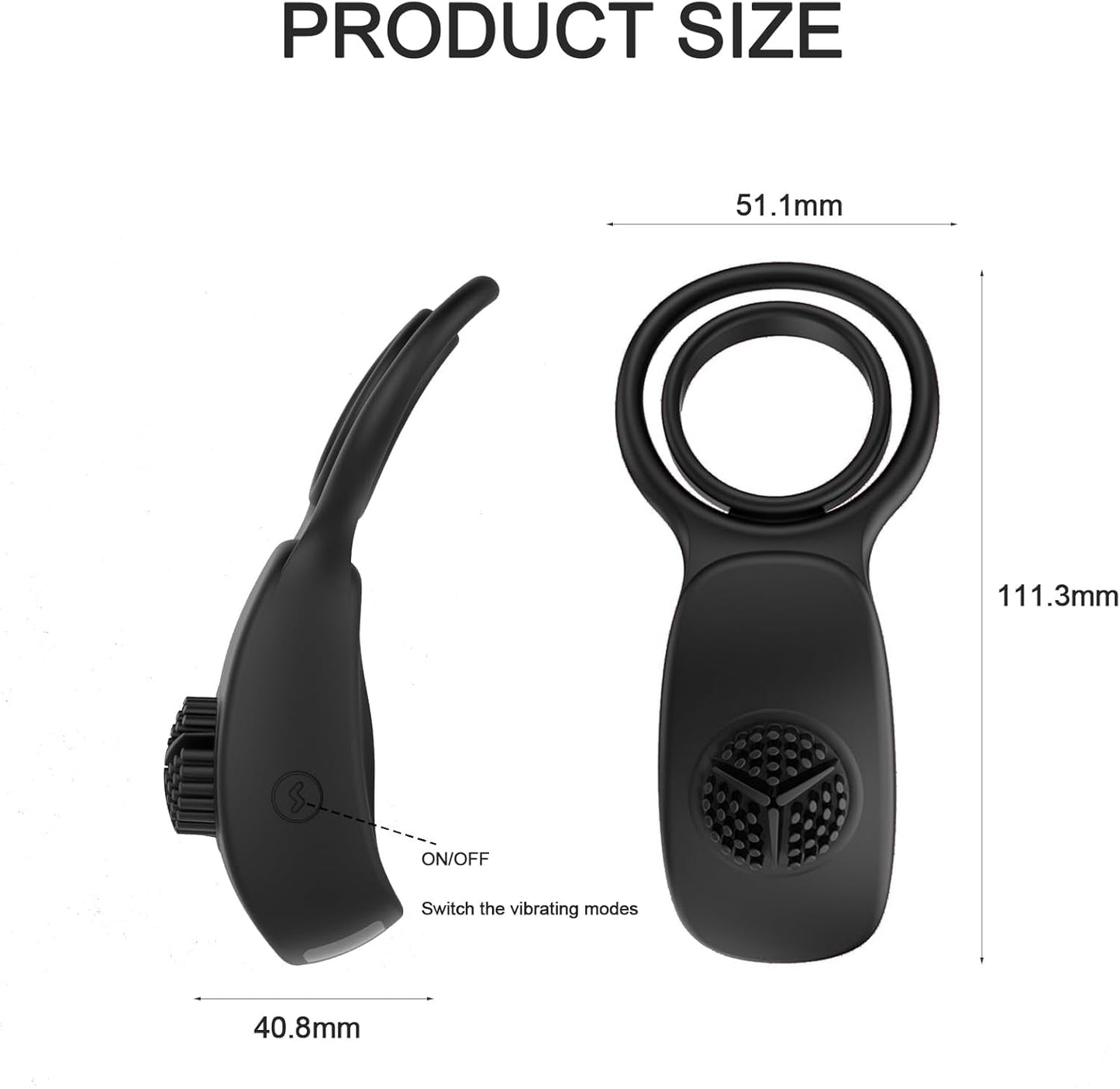 TeaseDrop Vibrating Cock Ring Clit Stimulator for Couples - Vixen | Nova Network
