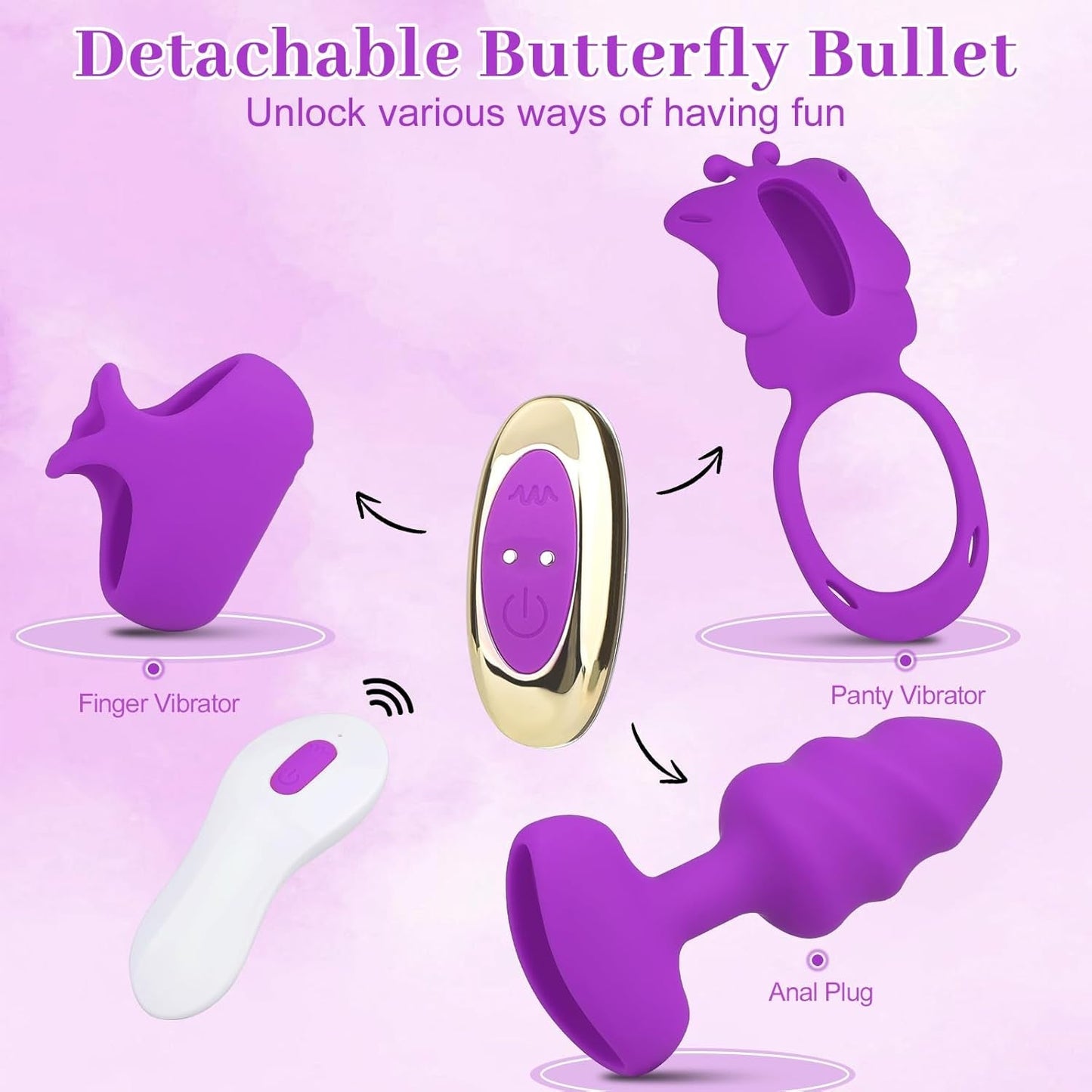 TeaseLink 3 - in - 1 Couples Vibrator Kit - Vixen | Nova Network