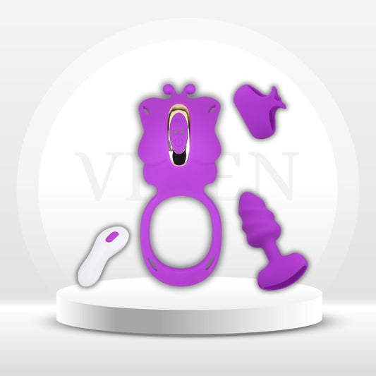 TeaseLink 3 - in - 1 Couples Vibrator Kit - Vixen | Nova Network