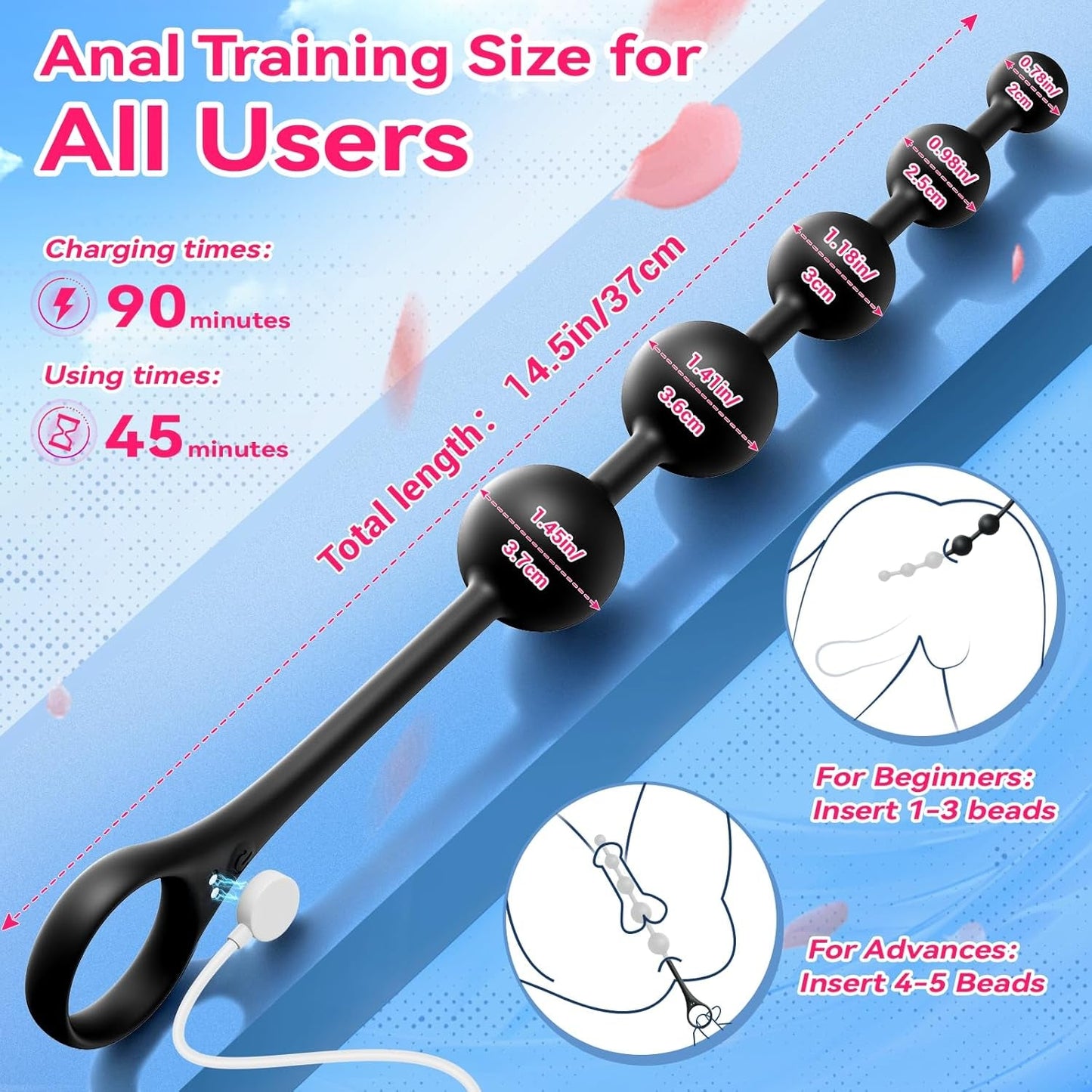 TemptLink App - Control Anal Beads & G - Spot Vibrator - Vixen | Nova Network