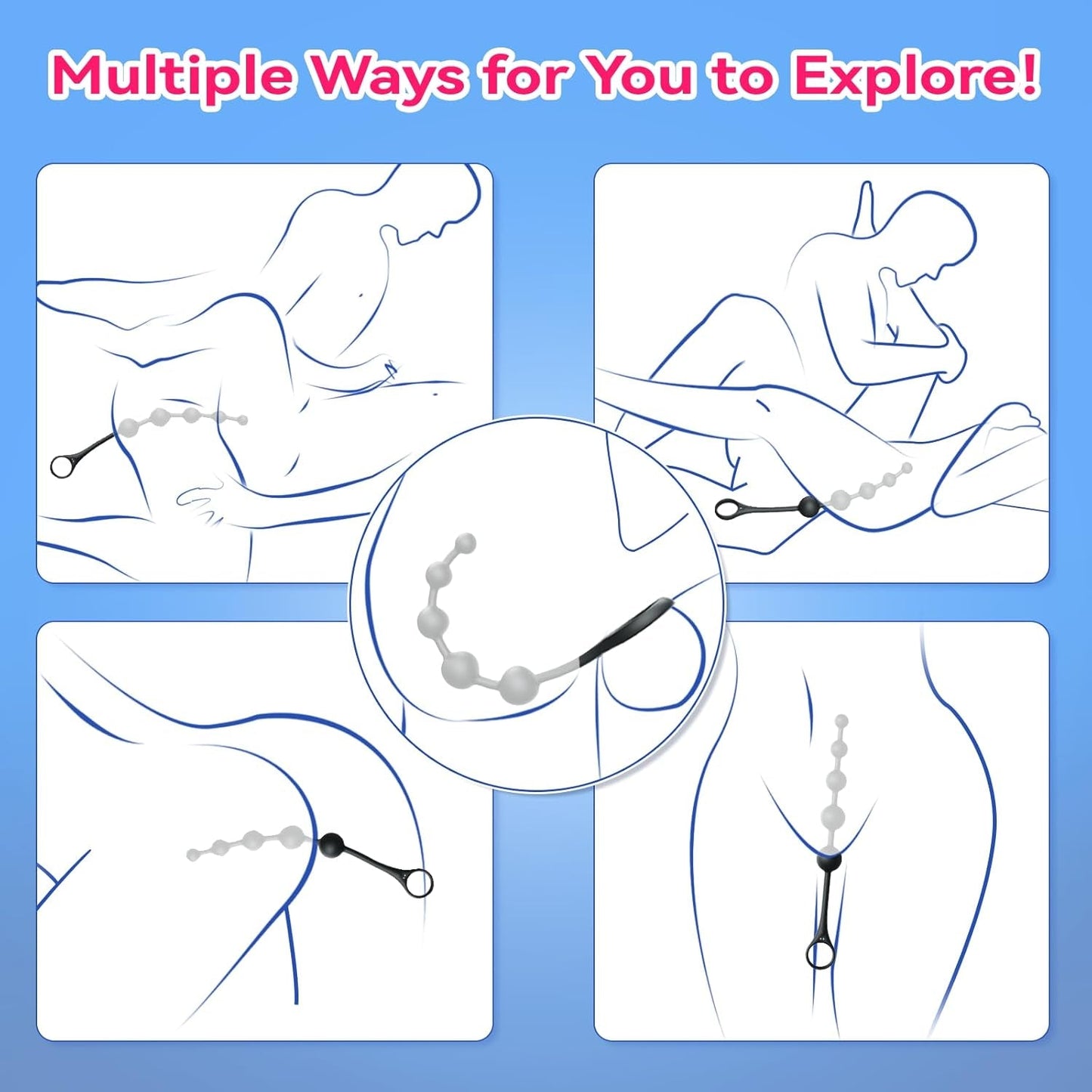 TemptLink App - Control Anal Beads & G - Spot Vibrator - Vixen | Nova Network