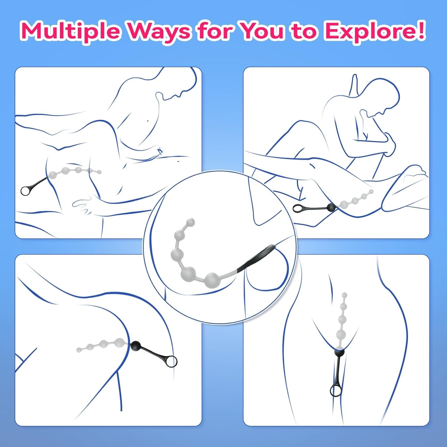 TemptLink App - Control Anal Beads & G - Spot Vibrator - Vixen | Nova Network