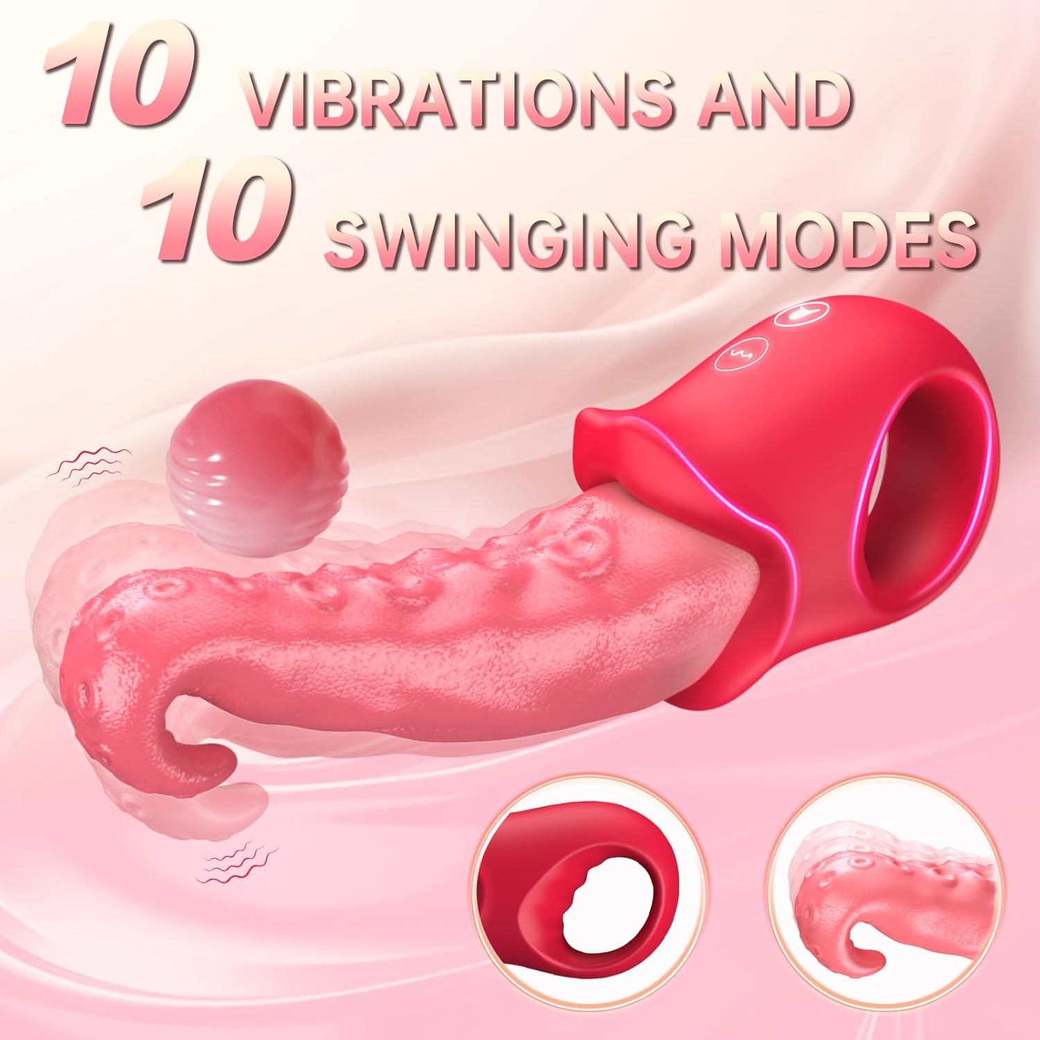 TentaclePleasure 3 - in - 1 Swing Vibrator - Vixen | Nova Network