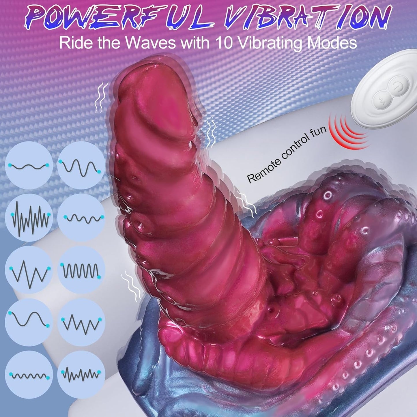 TentacleRide Riding Dildo Vibrator & Grinder - Vixen | Nova Network