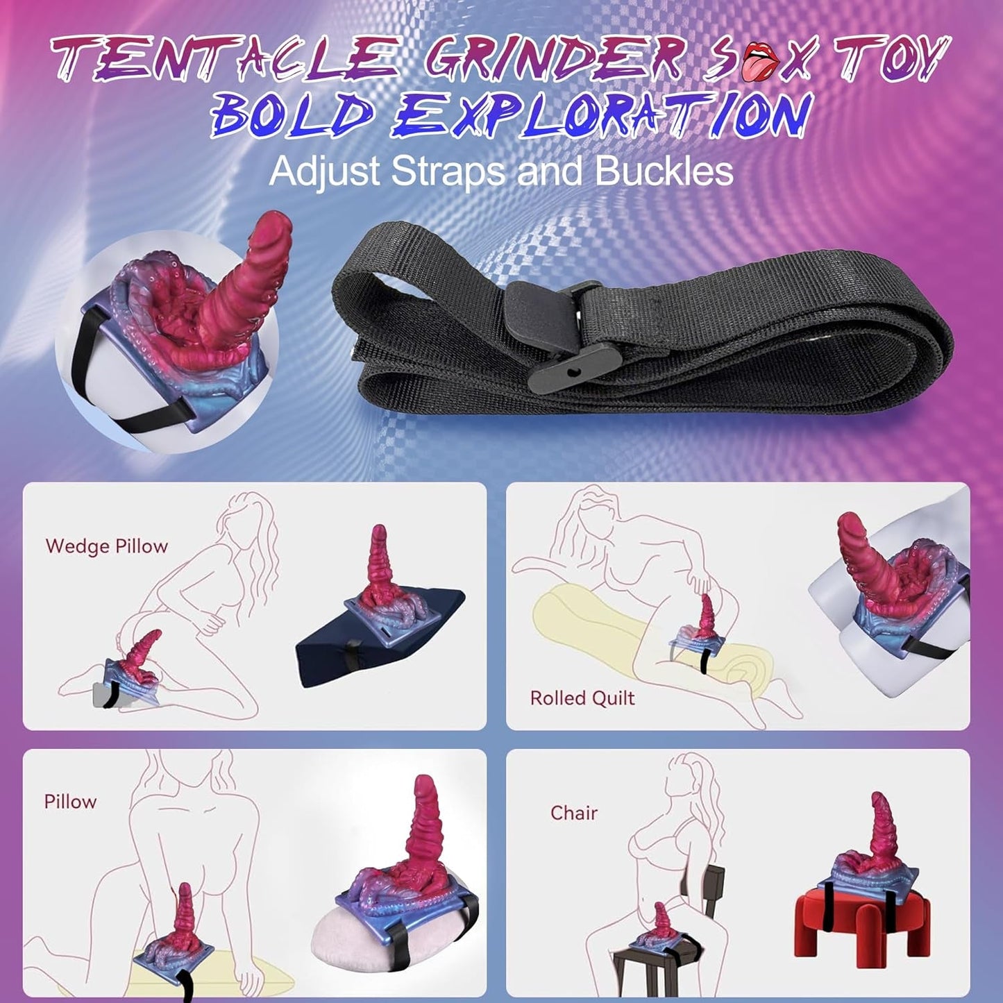 TentacleRide Riding Dildo Vibrator & Grinder - Vixen | Nova Network