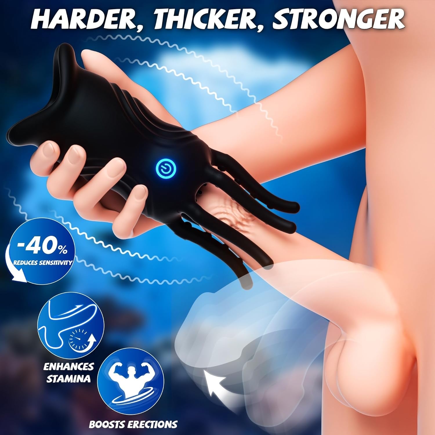 TentacleX 360° Tentacle Male Vibrating Stroker - Vixen | Nova Network