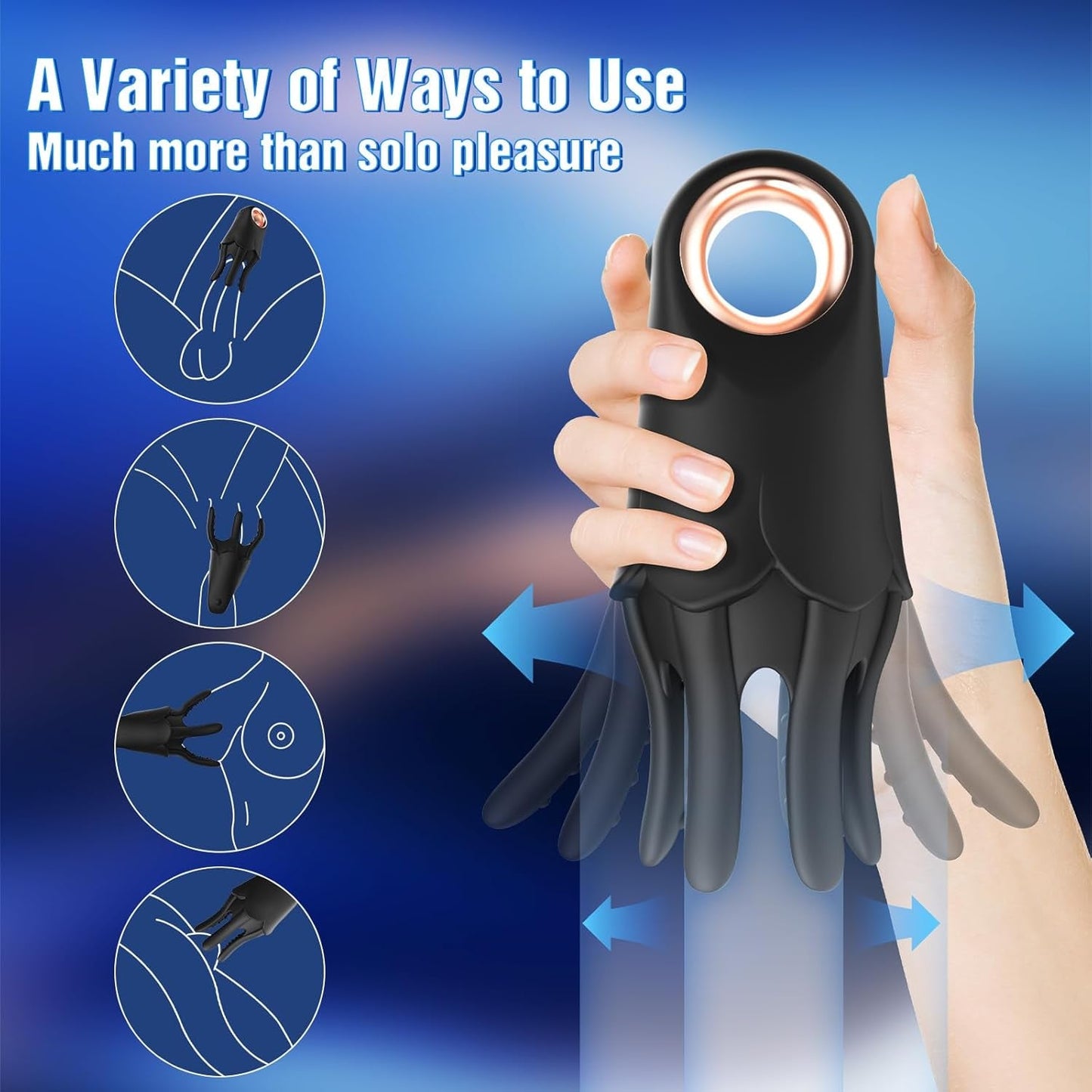 TentaHalo 360° Training Male Tentacle Vibrator - Vixen | Nova Network