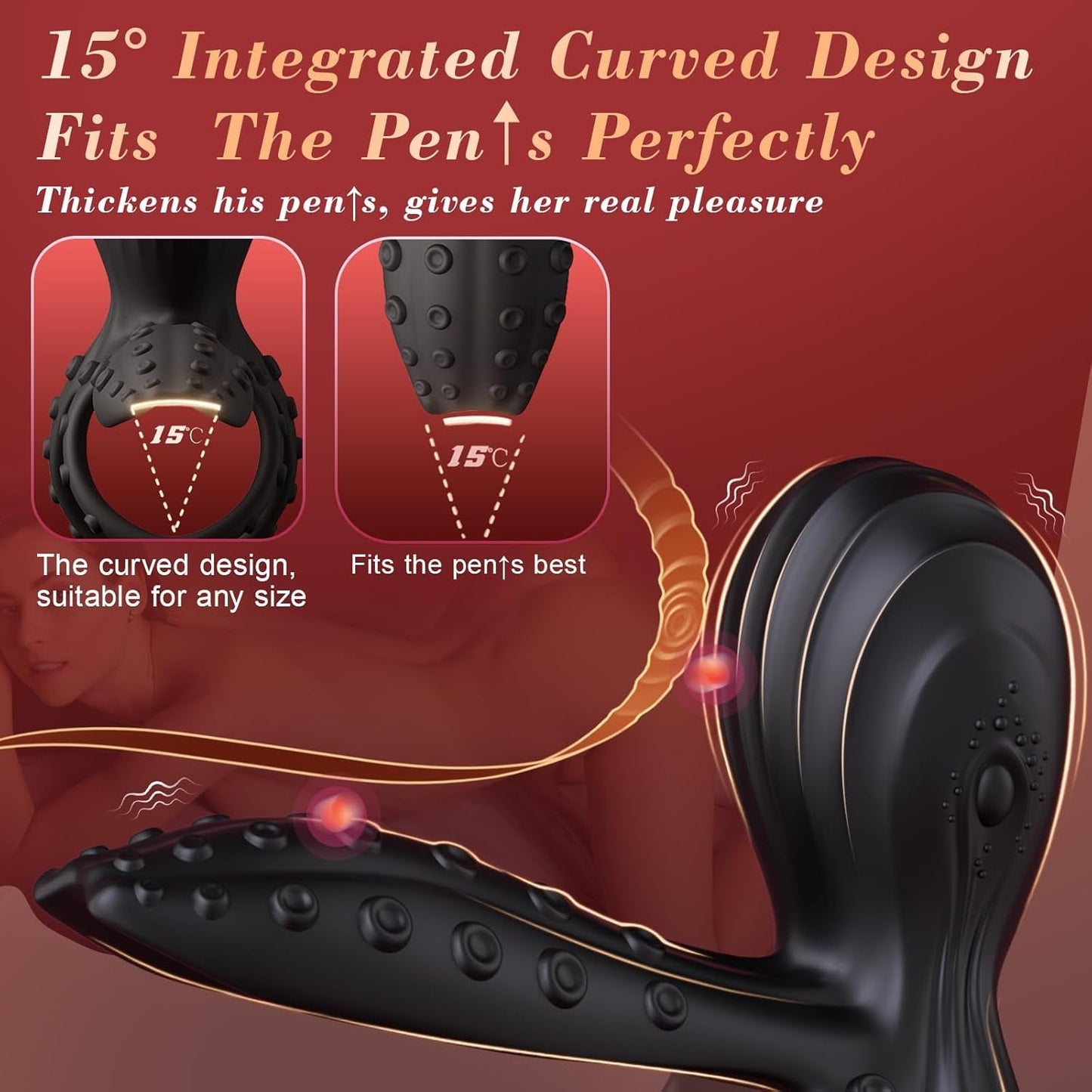 TentaTwin Vibrating Cock Ring Octopus 10 Modes | Couples Toy - Vixen | Nova Network