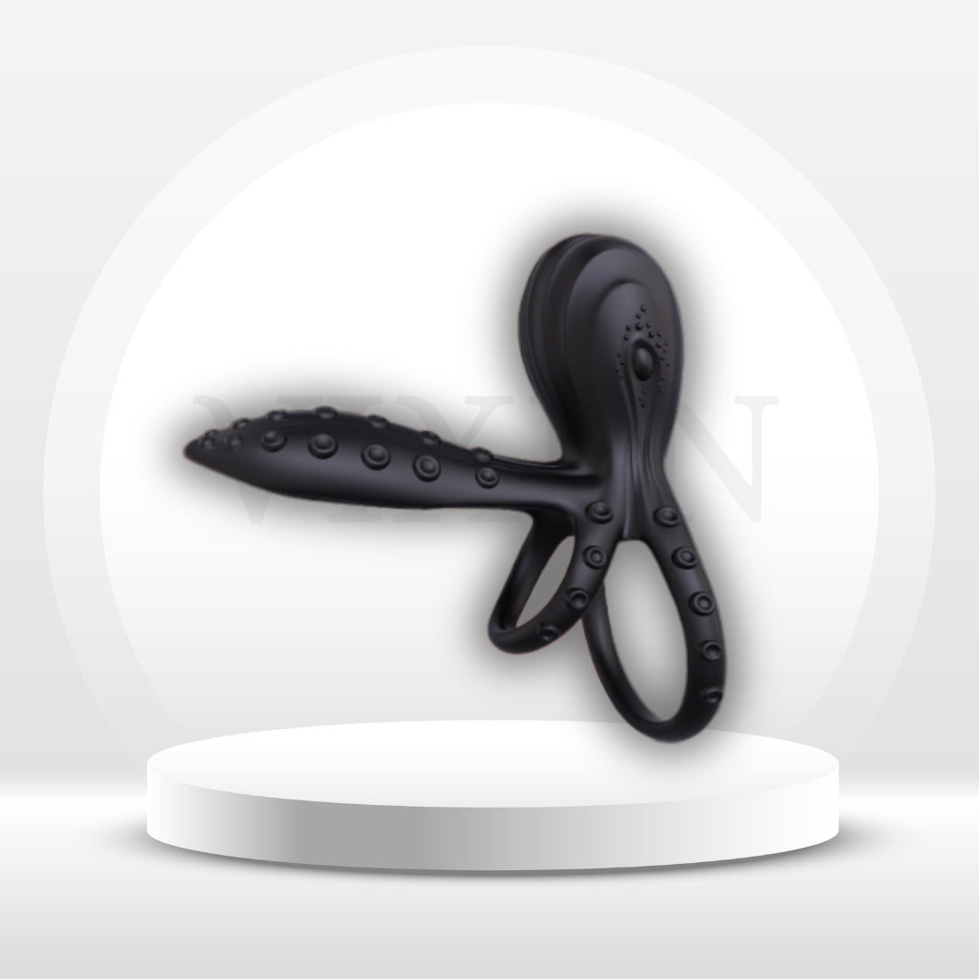 TentaTwin Vibrating Cock Ring Octopus 10 Modes | Couples Toy - Vixen | Nova Network