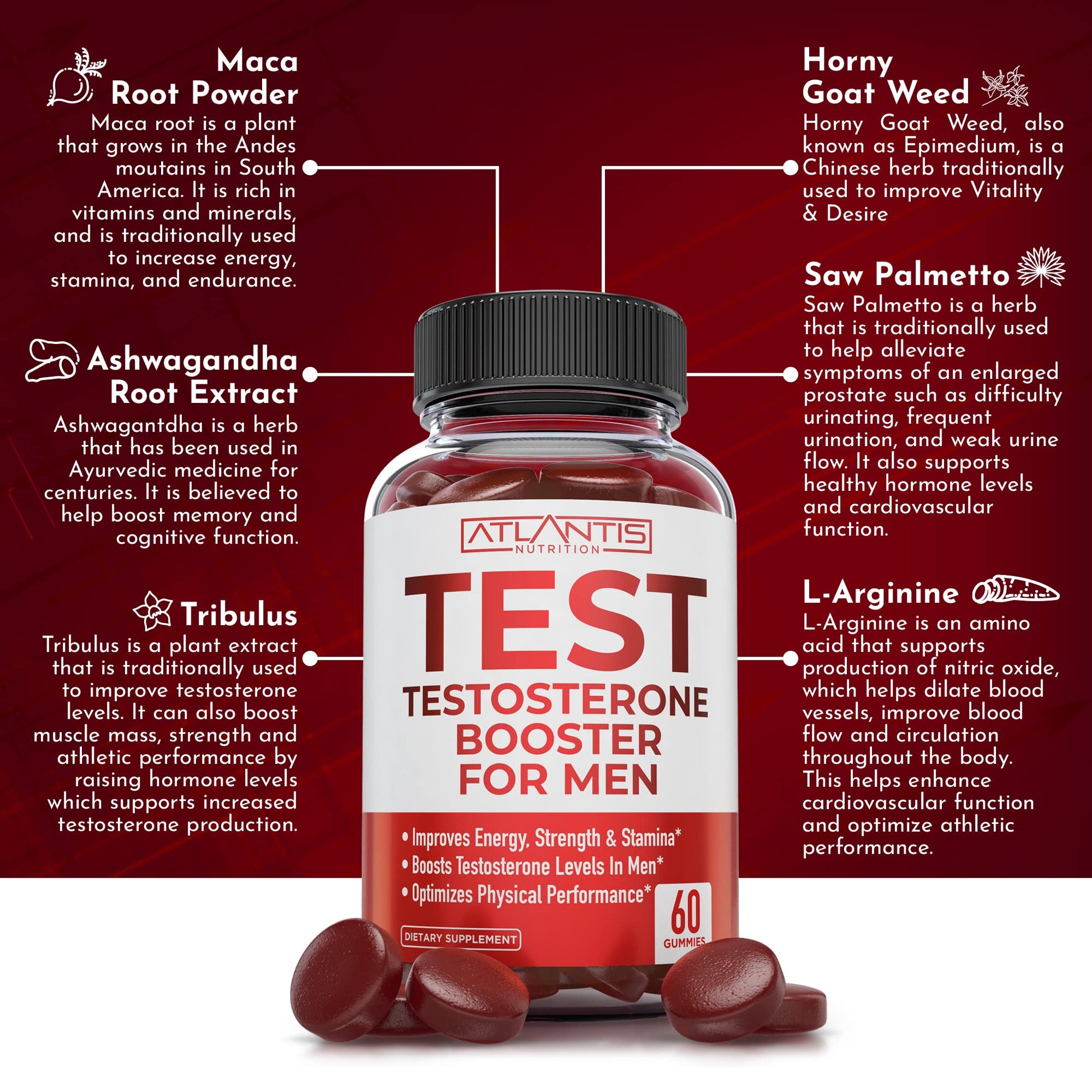 Testosterone Boost Male Enhancement Gummies - Vixen | Nova Network