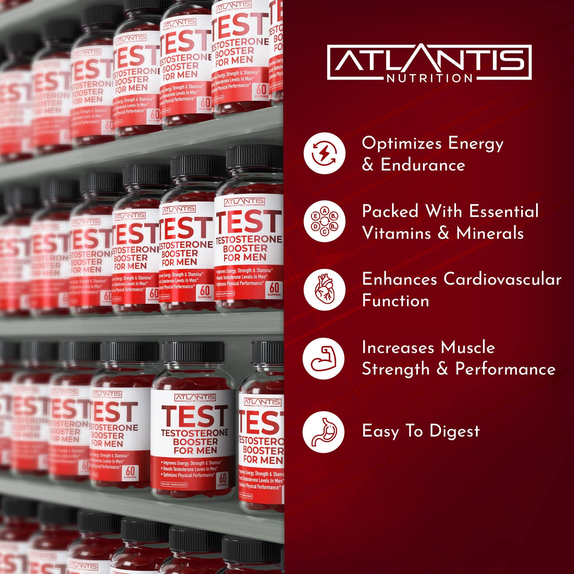 Testosterone Boost Male Enhancement Gummies - Vixen | Nova Network