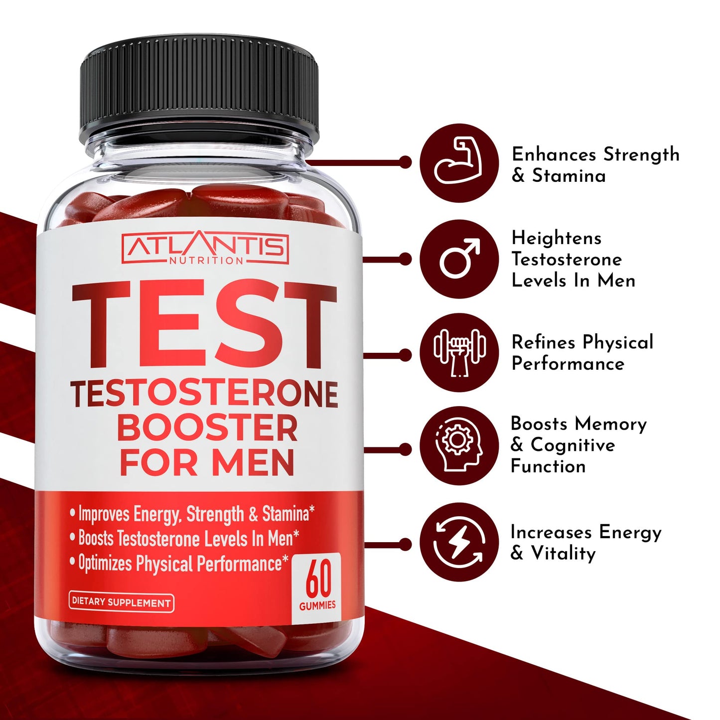 Testosterone Boost Male Enhancement Gummies - Vixen | Nova Network