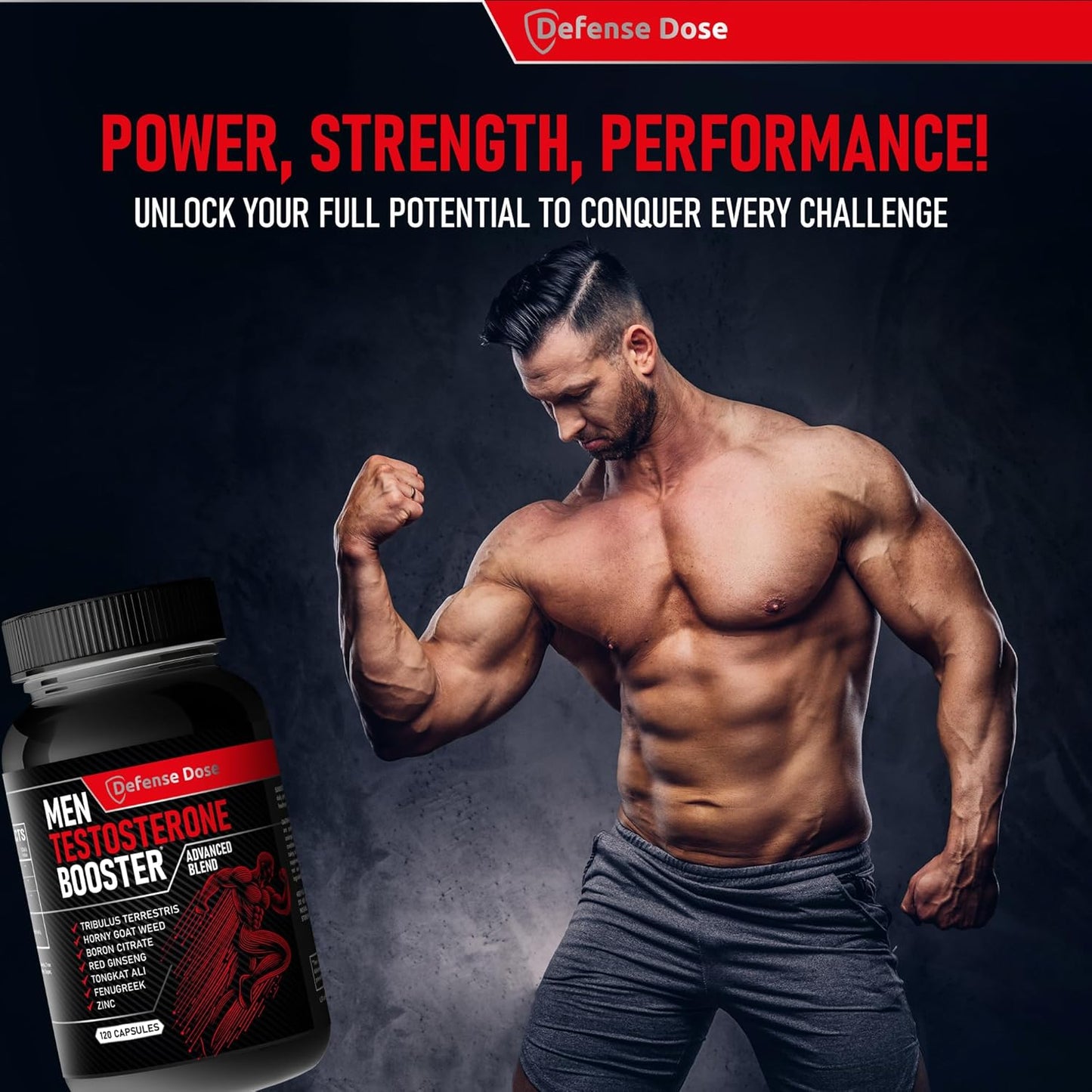 Testosterone Booster for Men – Libido, Muscle & Energy Support - Vixen | Nova Network