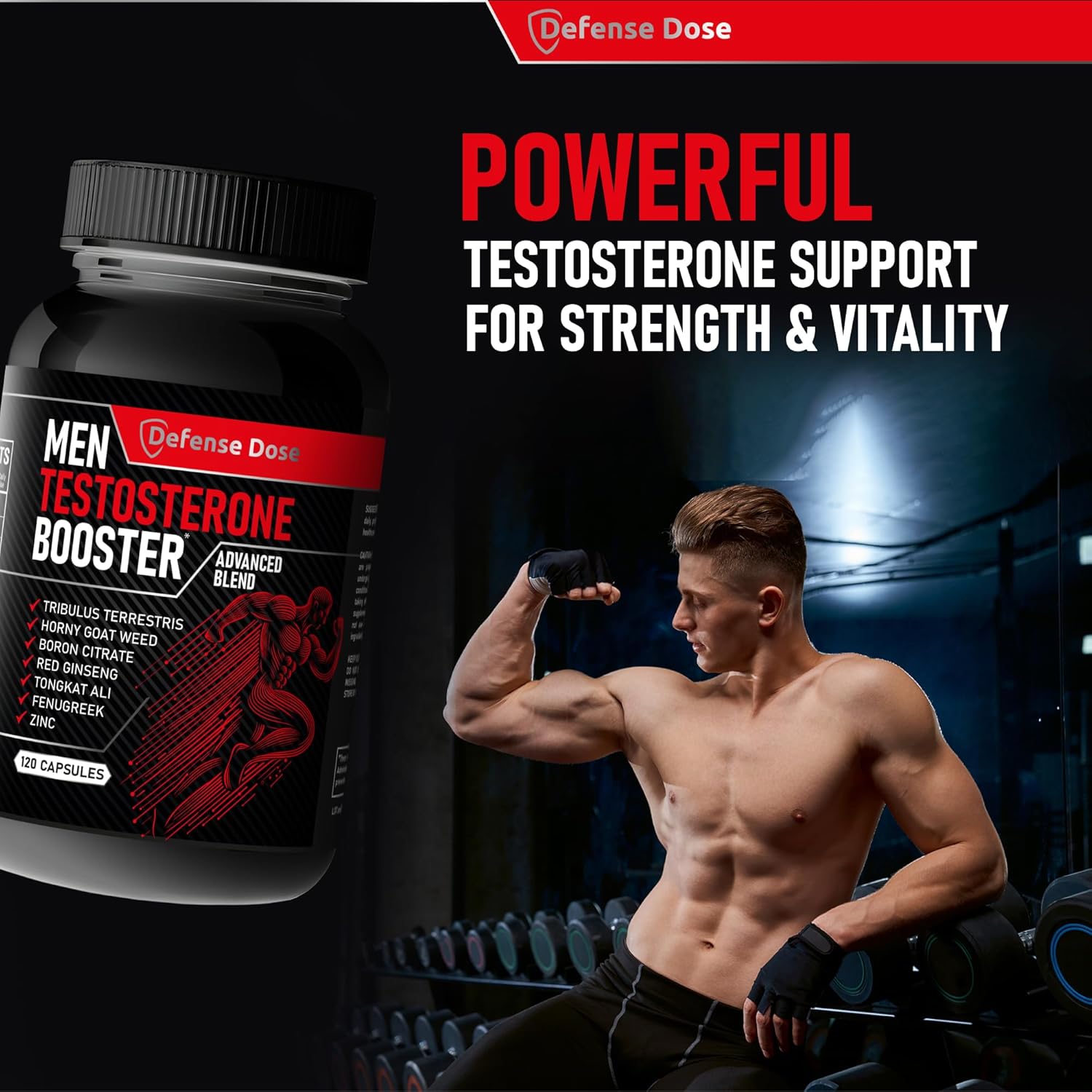 Testosterone Booster for Men – Libido, Muscle & Energy Support - Vixen | Nova Network