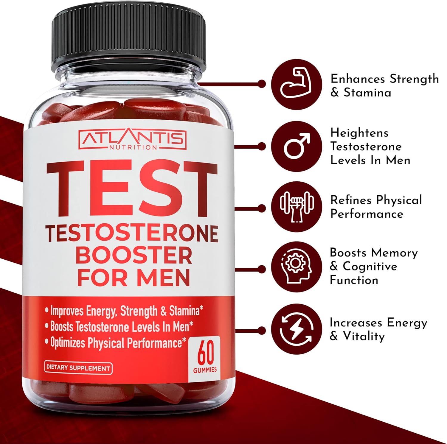 Testosterone Gummies for Men – Energy & Libido Booster - Vixen | Nova Network