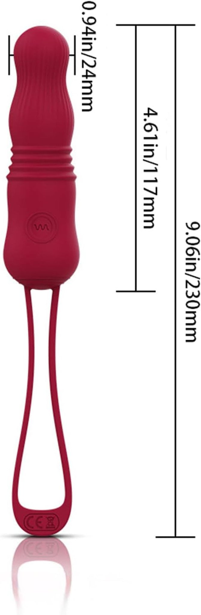 TetherPulse Mini G - Spot Thrusting Bullet Vibrator - Vixen | Nova Network
