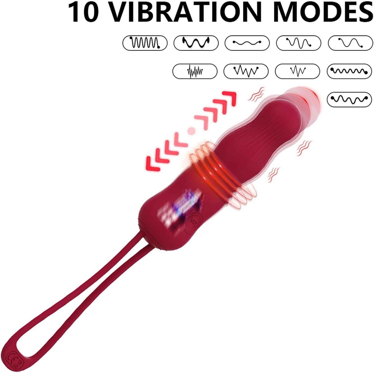 TetherPulse Mini G - Spot Thrusting Bullet Vibrator - Vixen | Nova Network