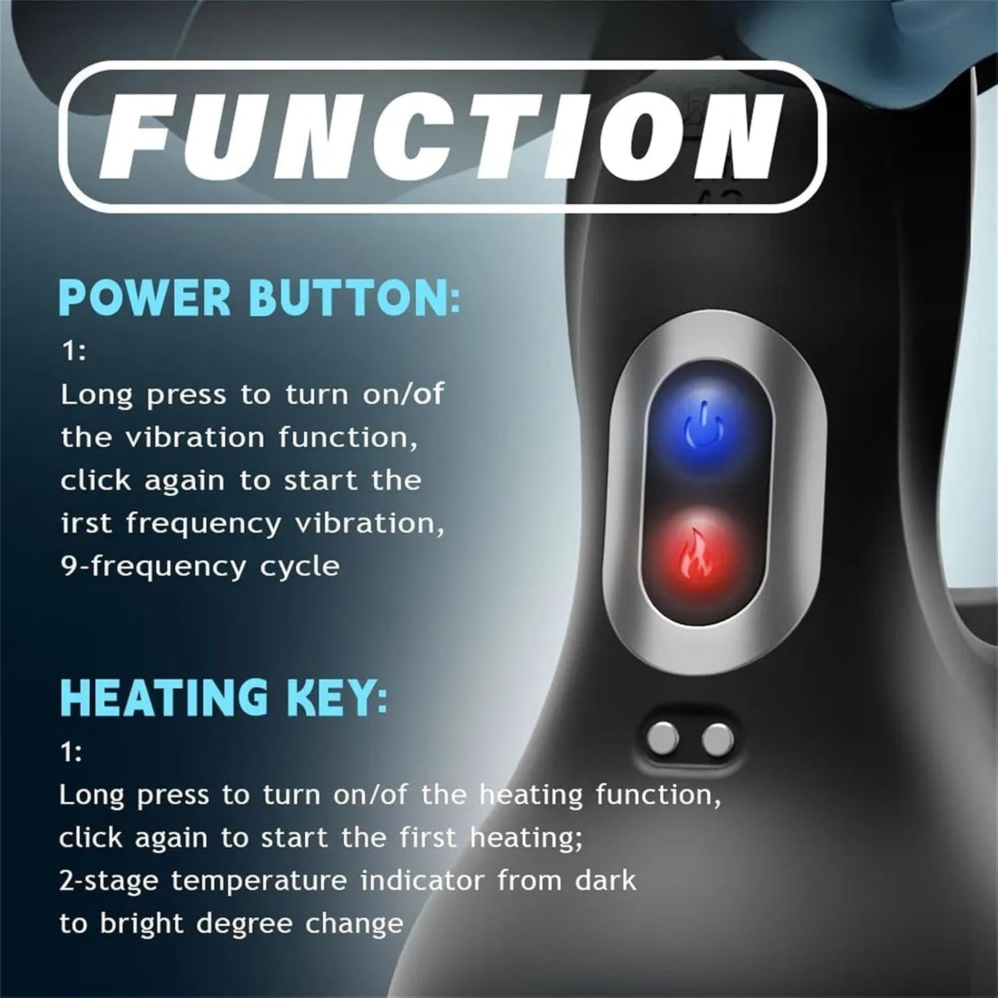 ThermaLock Heated Vibrating Cock Ring - Vixen | Nova Network