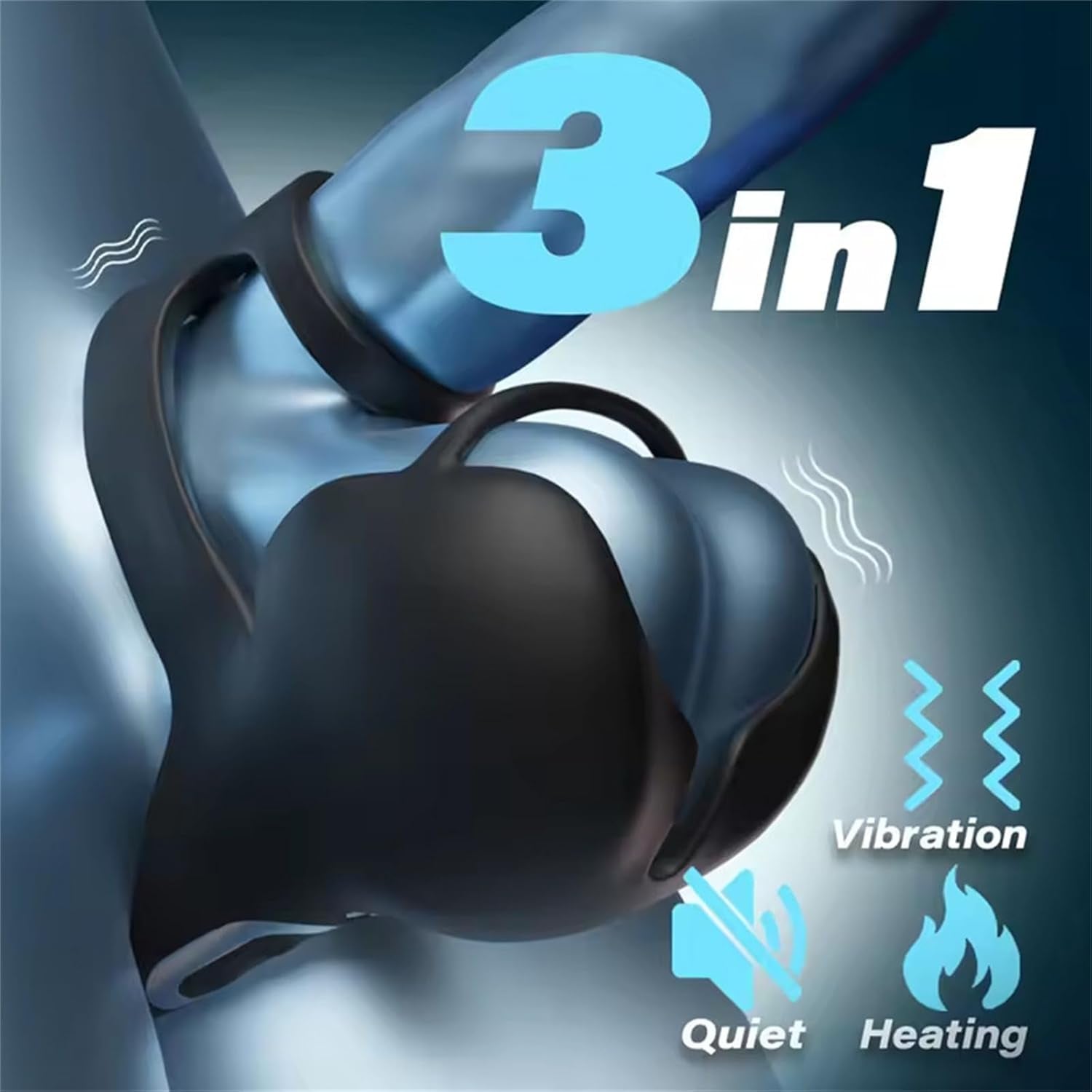 ThermaLock Heated Vibrating Cock Ring - Vixen | Nova Network