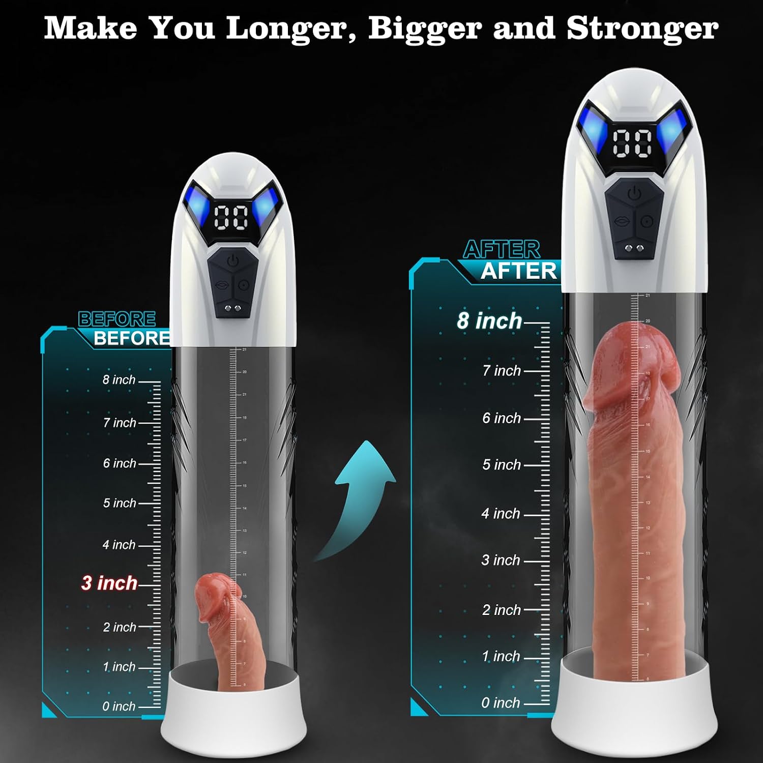 ThermaVault Penis Pump & Stroker | 10 Modes, Hot & Cold - Vixen Adult Playroom