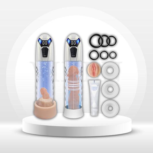 ThermaVault Penis Pump & Stroker | 10 Modes, Hot & Cold - Vixen Adult Playroom