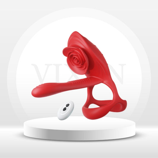 ThickBloom Rose Cock Ring for Couples - Vixen | Nova Network