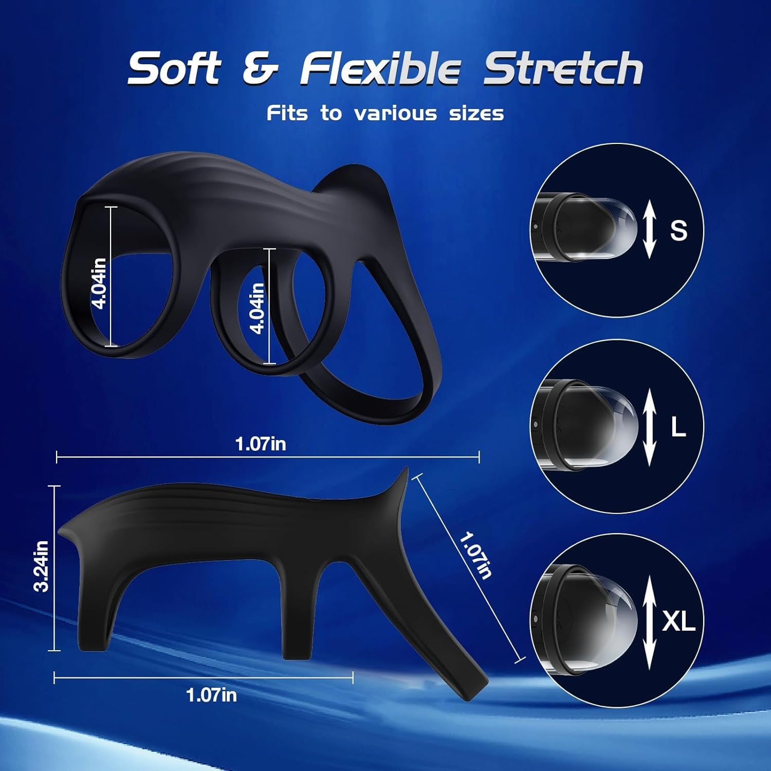 ThickCurve Vibrating Cock Ring & Penis Extender Sleeve - Vixen | Nova Network