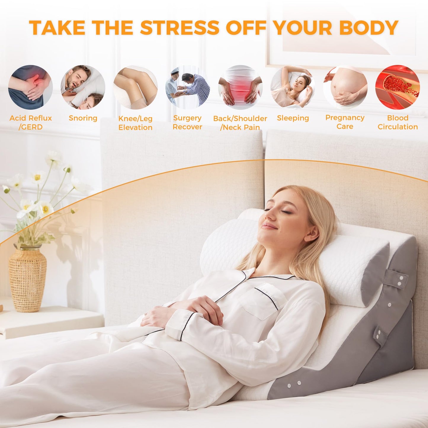 Three - Piece Couples Intimate Support Wedge Set - Vixen | Nova Network