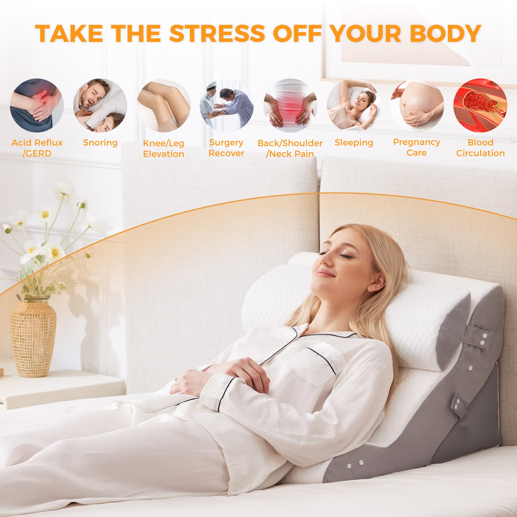 Three - Piece Couples Intimate Support Wedge Set - Vixen | Nova Network